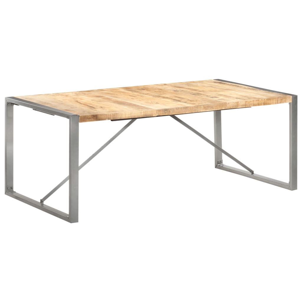 Esstisch 220x100x75 cm Massivholz Akazie