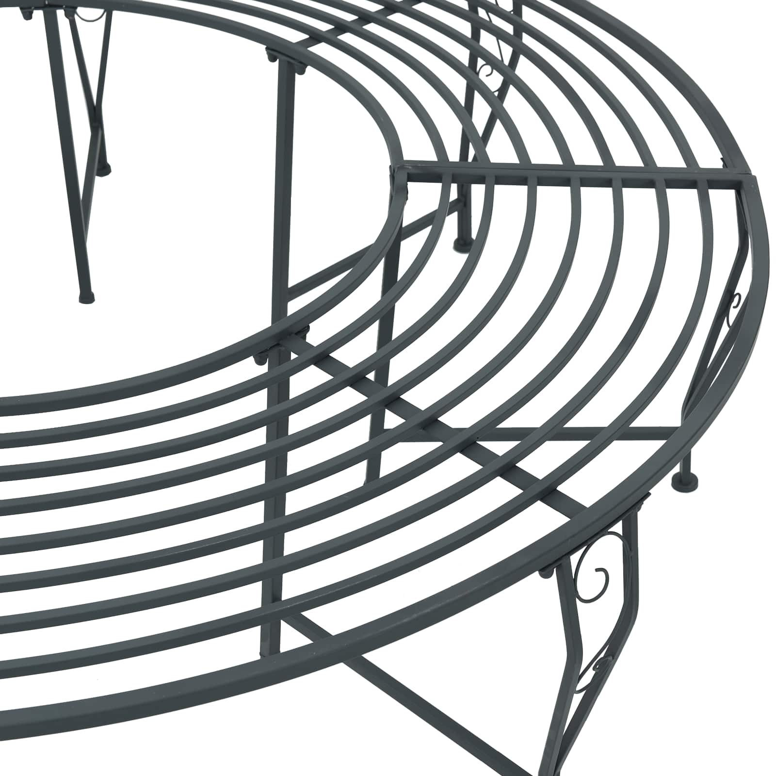 Baumbank 160 cm Stahl