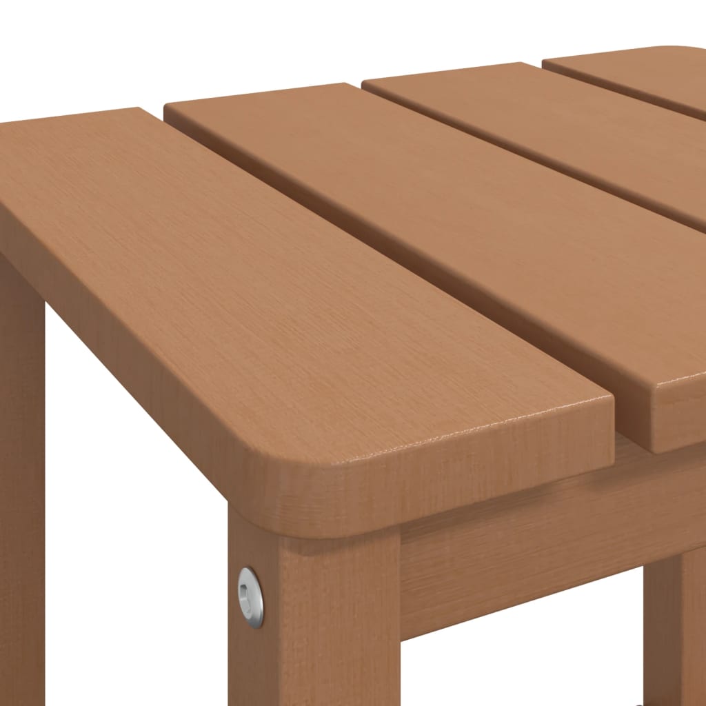 Adirondack-Gartentisch Weiß 38x38x46 cm HDPE