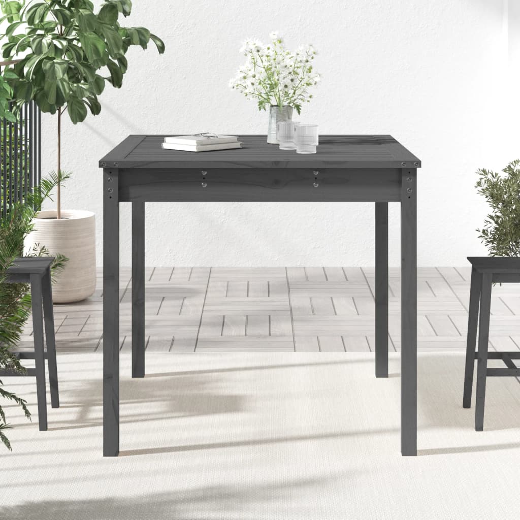 Gartentisch 82,5x82,5x76 cm Massivholz Kiefer