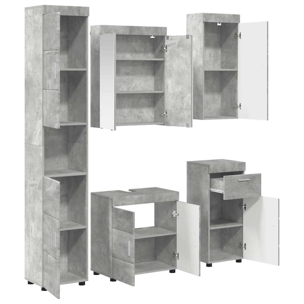Badezimmermöbel-Set TULUM 2 pcs Weiß 60 x 34 x 63 cm