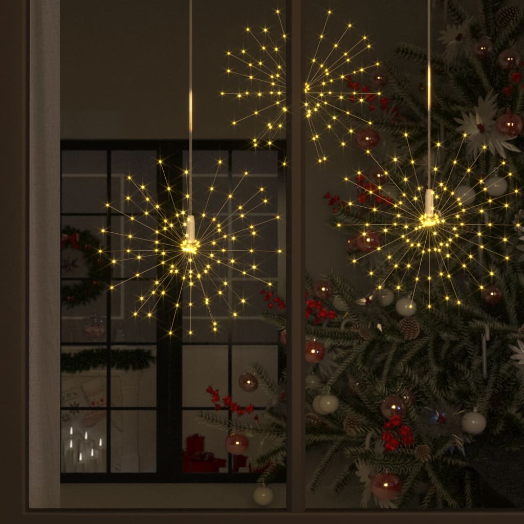 Feuerwerkslicht Weihnachtsdeko Warmweiß 20 cm 140 LEDs
