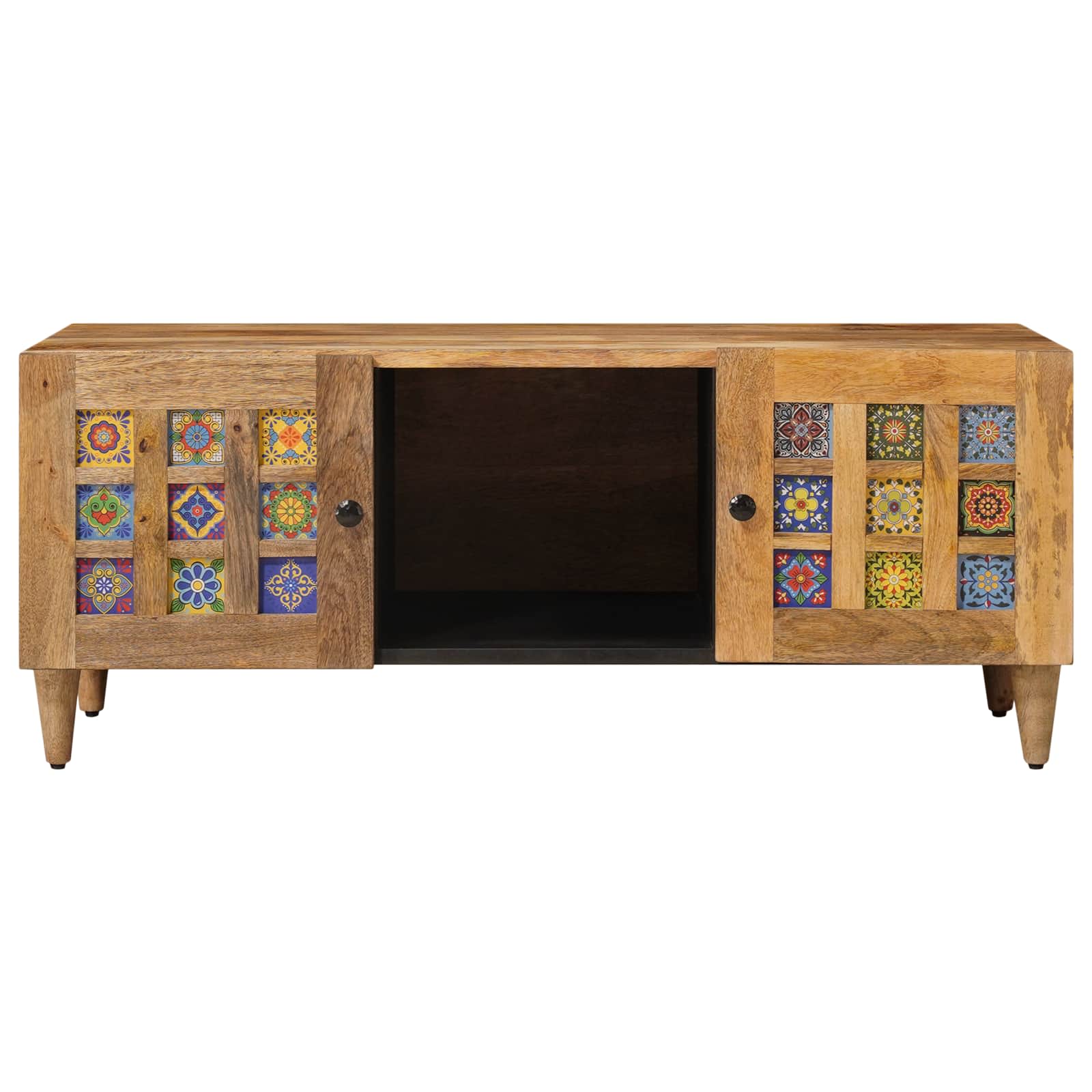 Couchtisch Braun 100 x 54 x 40 cm Massivholz Mango