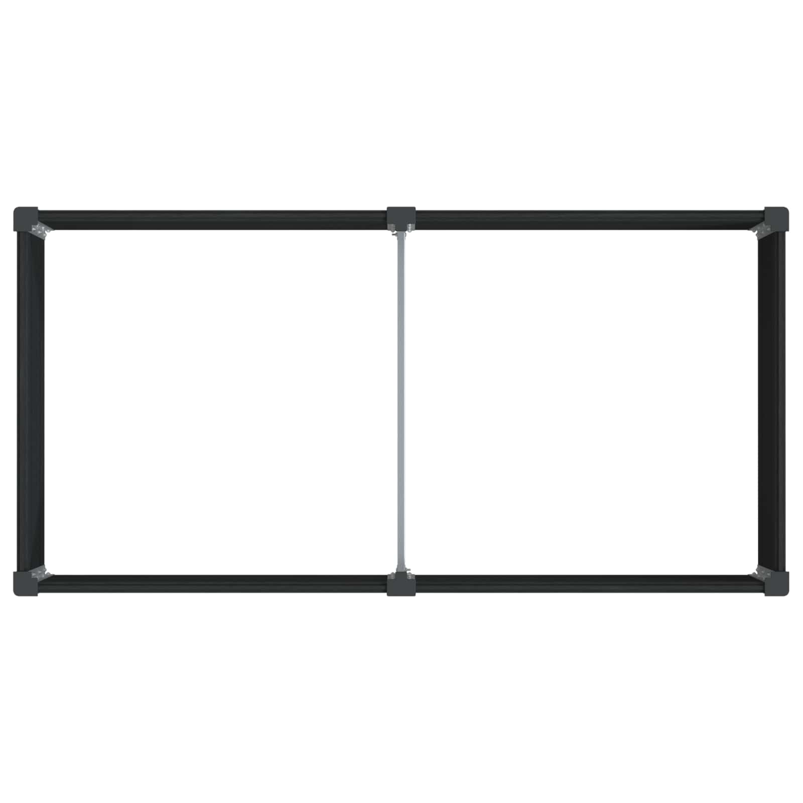 Garten-Hochbeet 200x50x54 cm WPC Grau