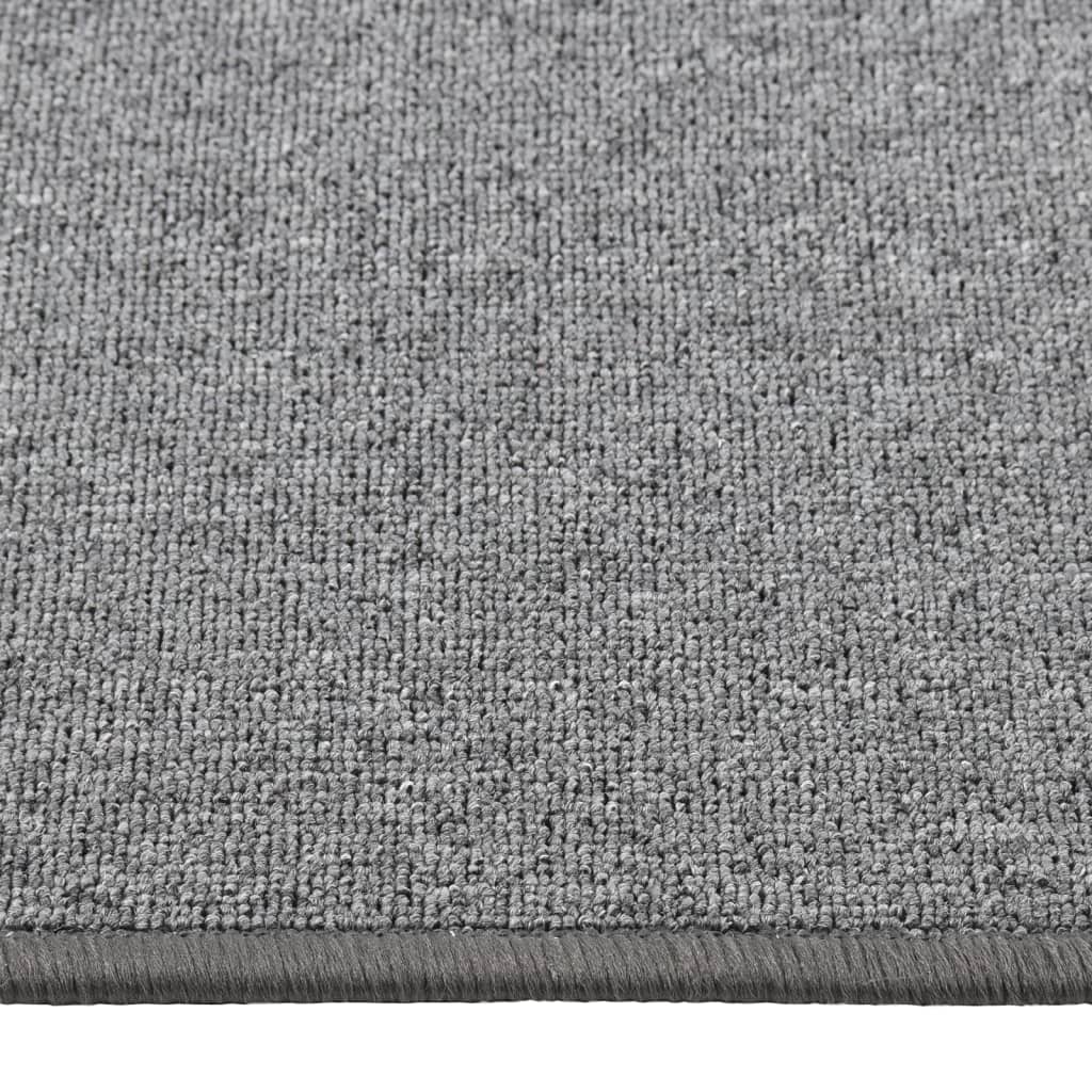 Teppichläufer Anthrazit 80 x 500 cm 100% Polypropylen