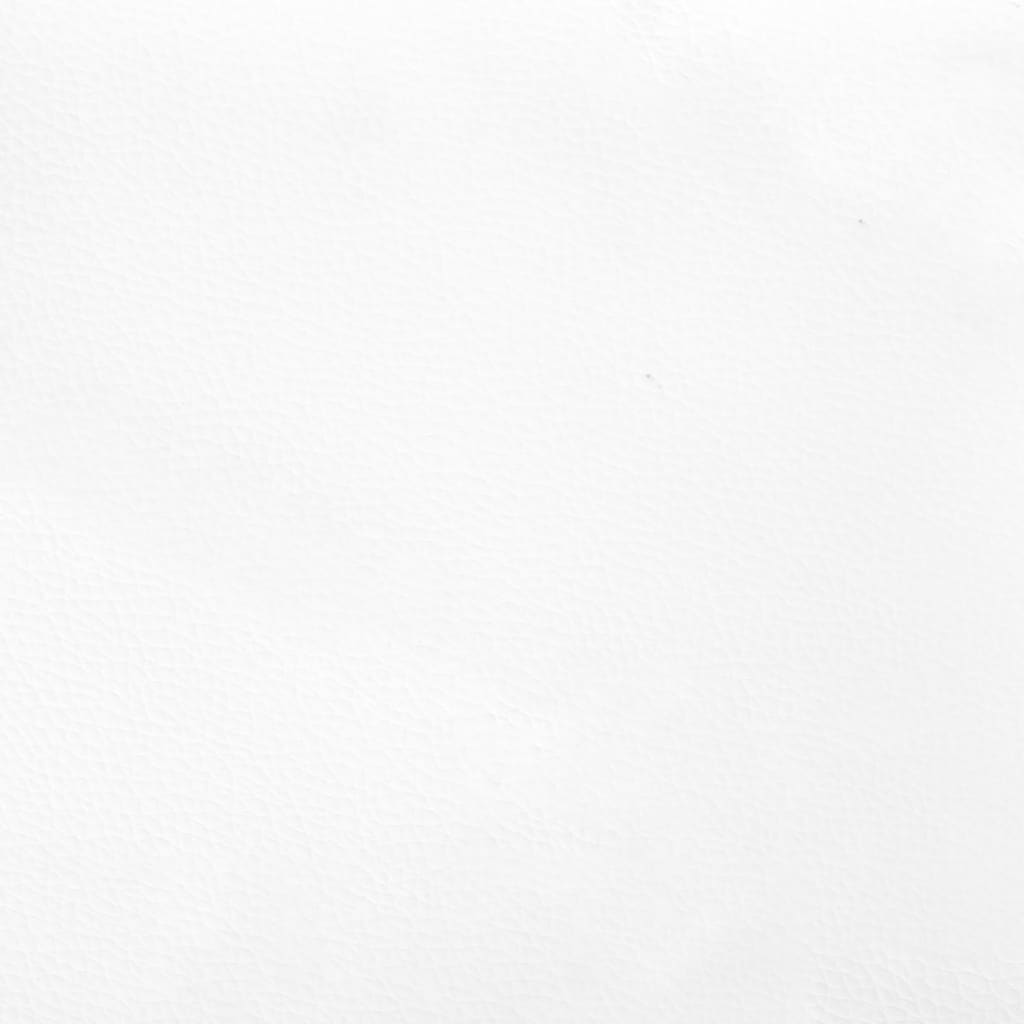 Kopfteil mit Ohren Creme 83x23x78/88 cm Kunstleder