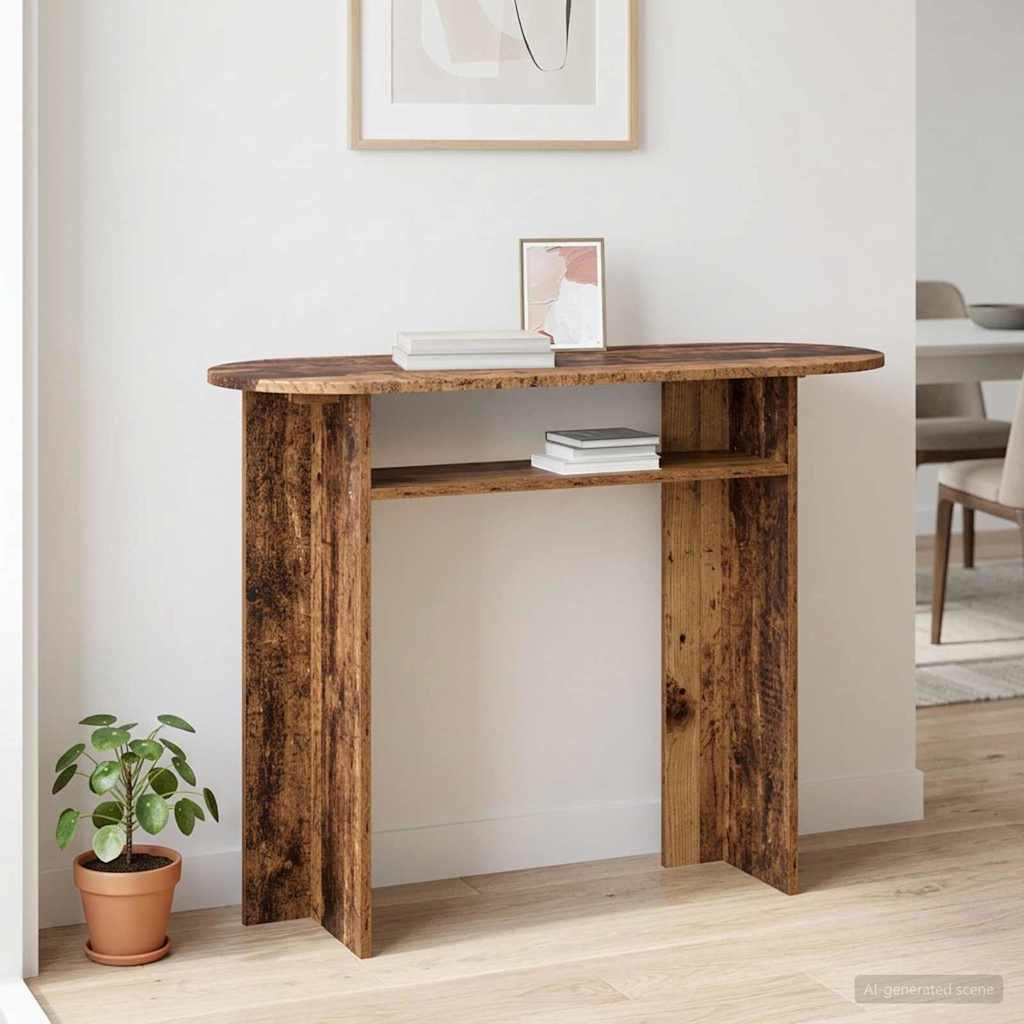 Konsolentisch Weiß 100 x 39,5 x 75 cm Holzwerkstoff