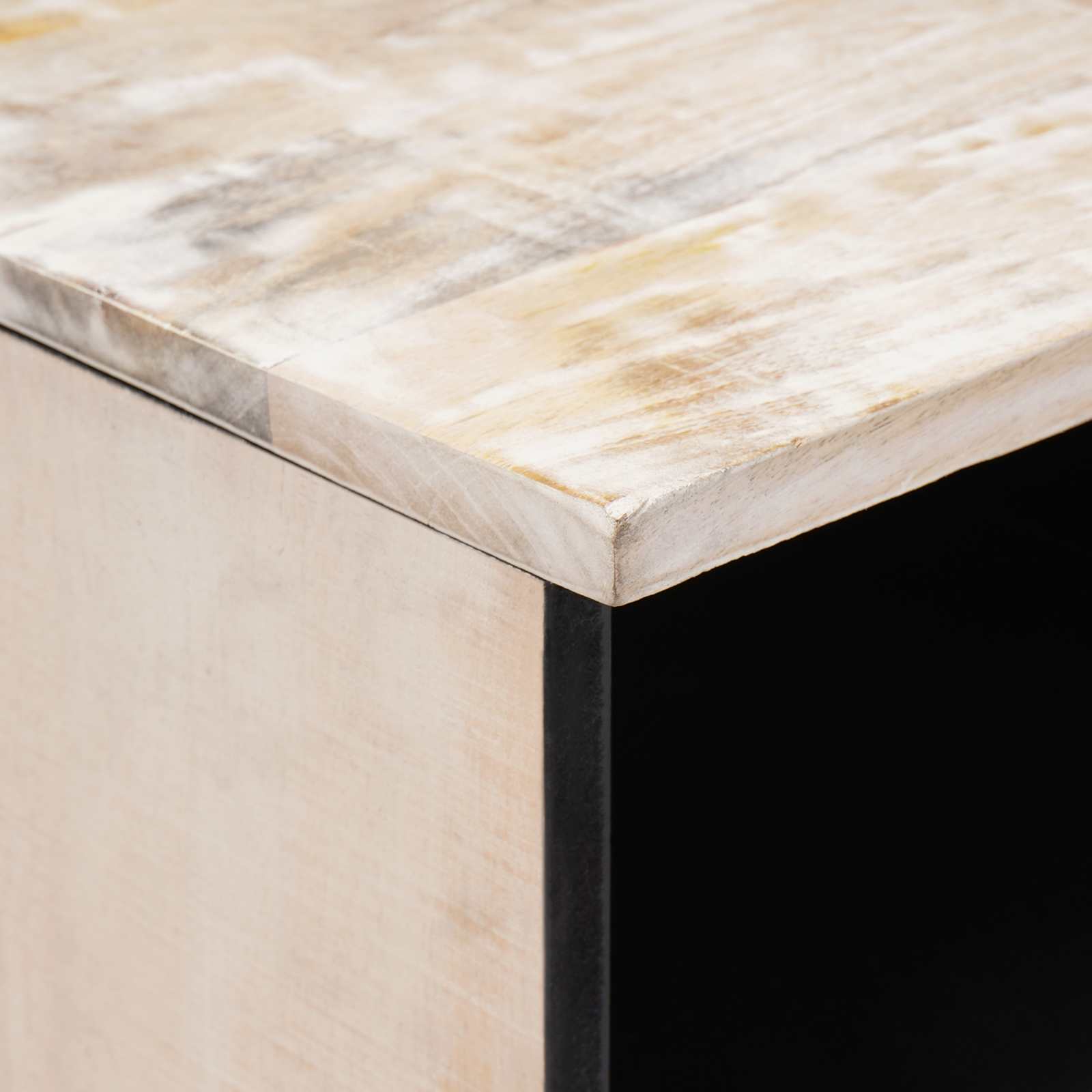 TV-Schränk Braun 70 x 33,5 x 46 cm Massivholz Mango