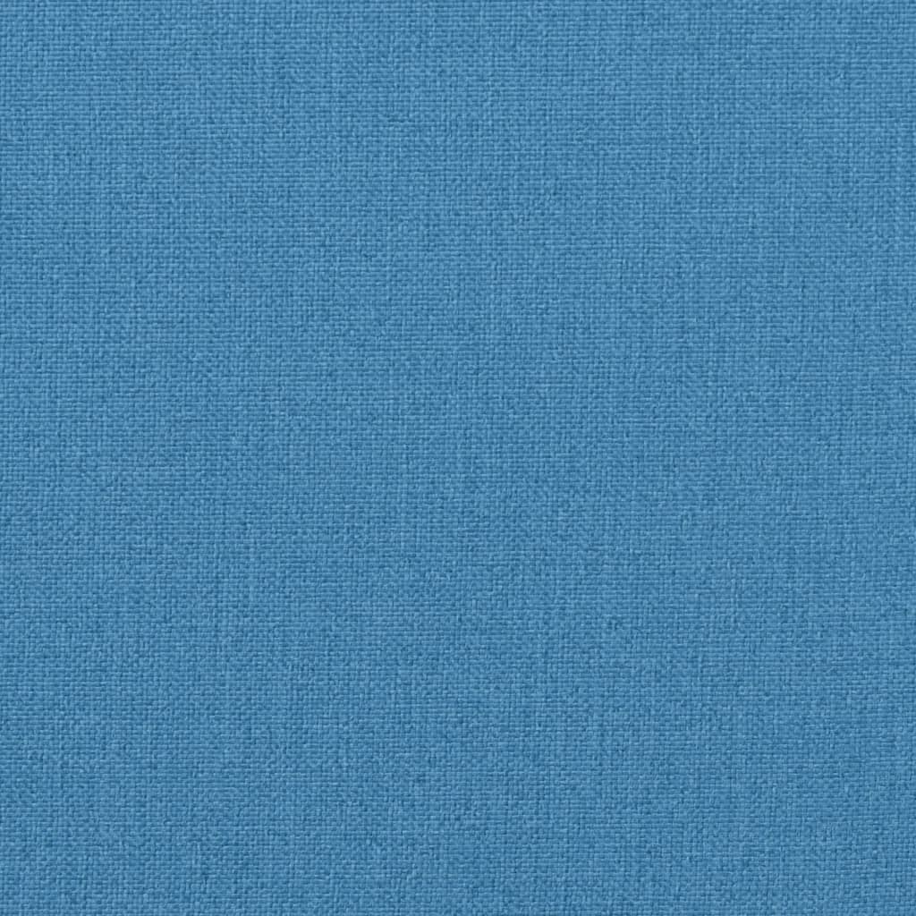 Hochlehner-Auflagen 2 Stk. Melange Anthrazit 120x50x7cm Stoff