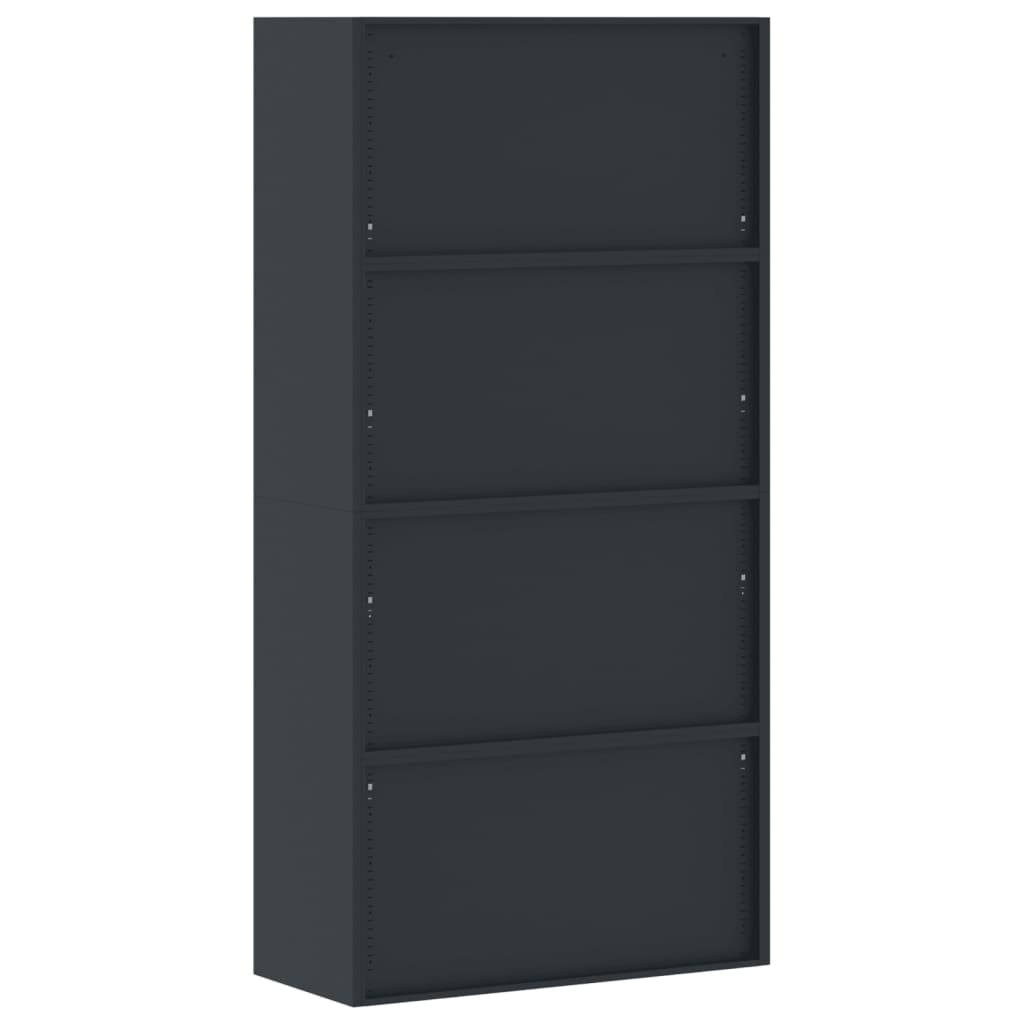 Aktenschrank Weiß 90x40x110 cm Stahl
