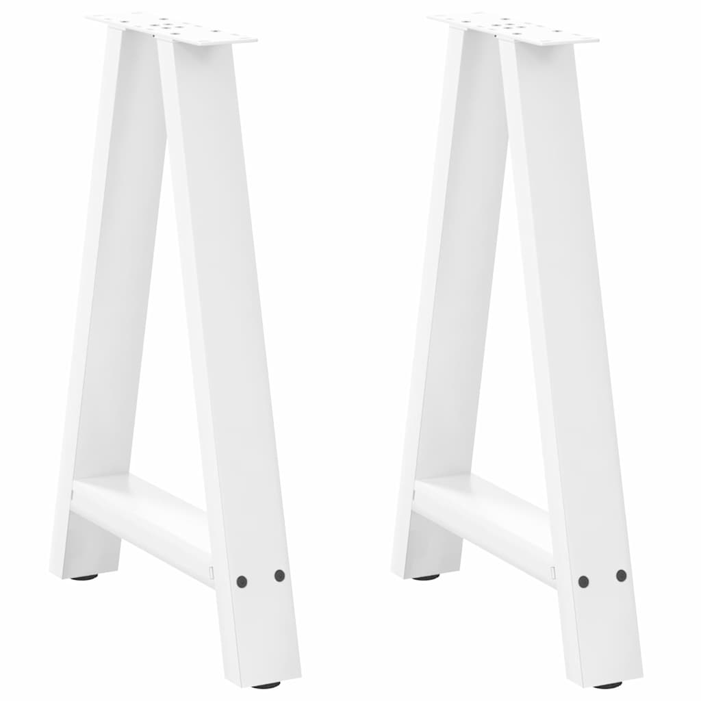 Couchtischbeine A-Form 2 Stk. 30x(30-31) cm Stahl
