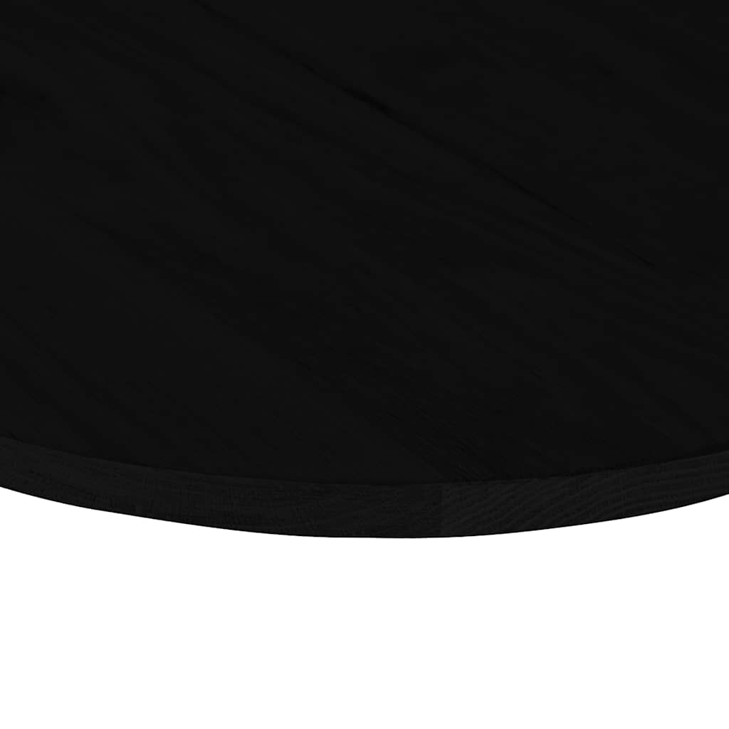 Tischplatte 80x40x2 cm Massivholz Eiche Oval