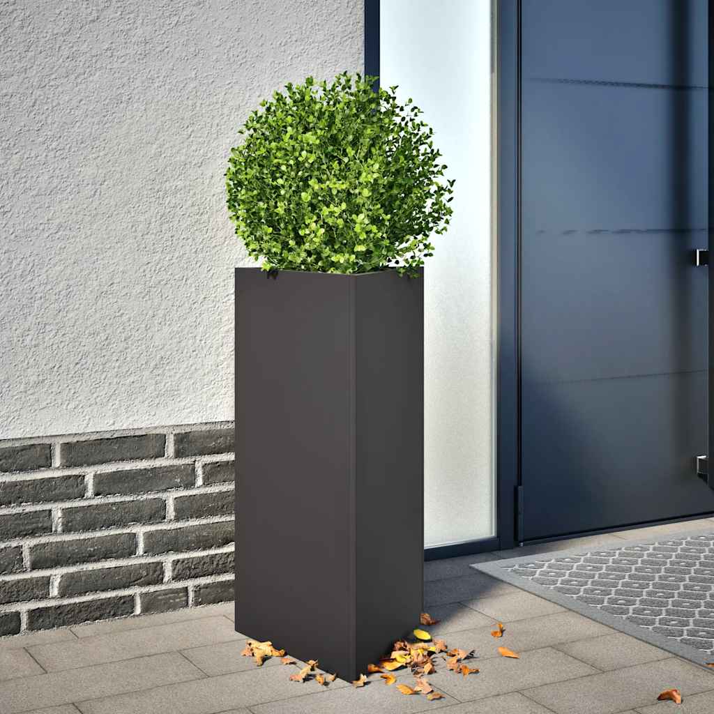 Pflanzkübel 30x26x75 cm Cortenstahl