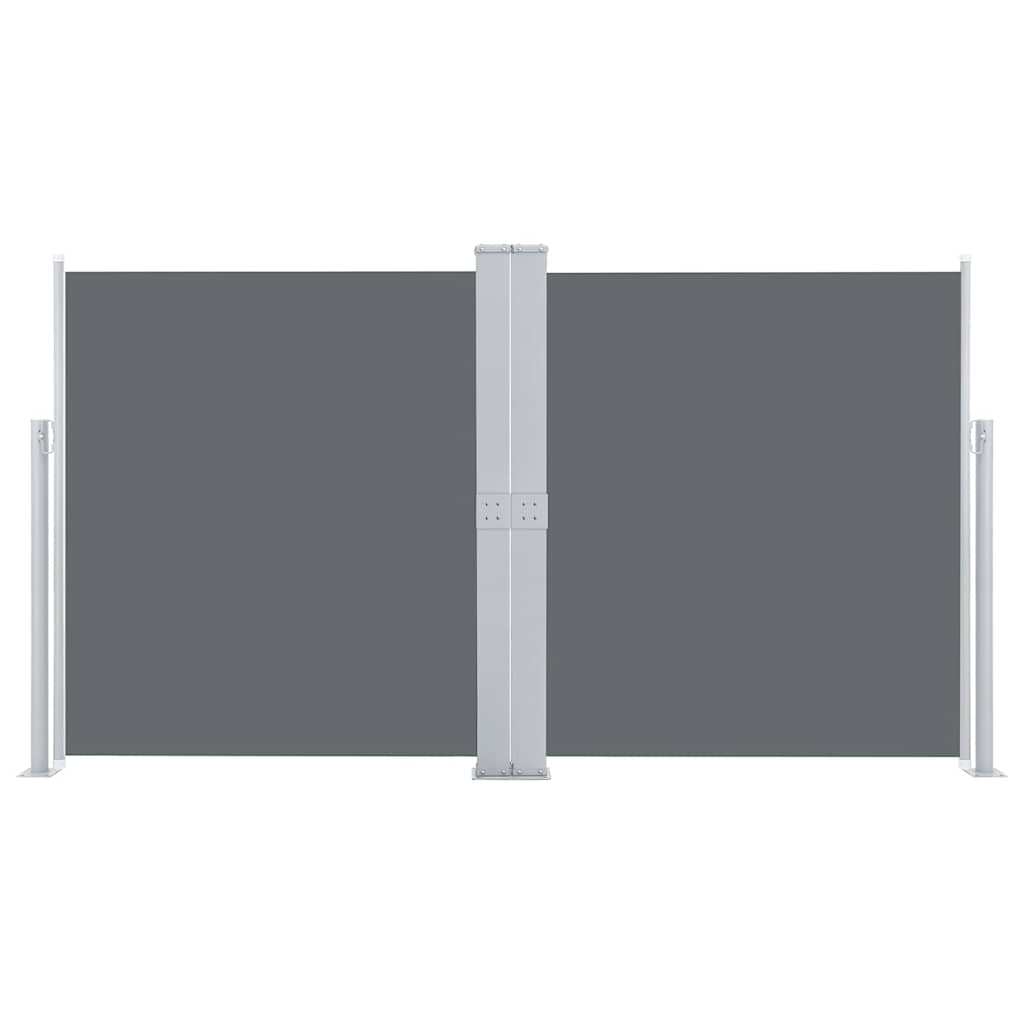 Ausziehbare Seitenmarkise 160×600 cm Braun