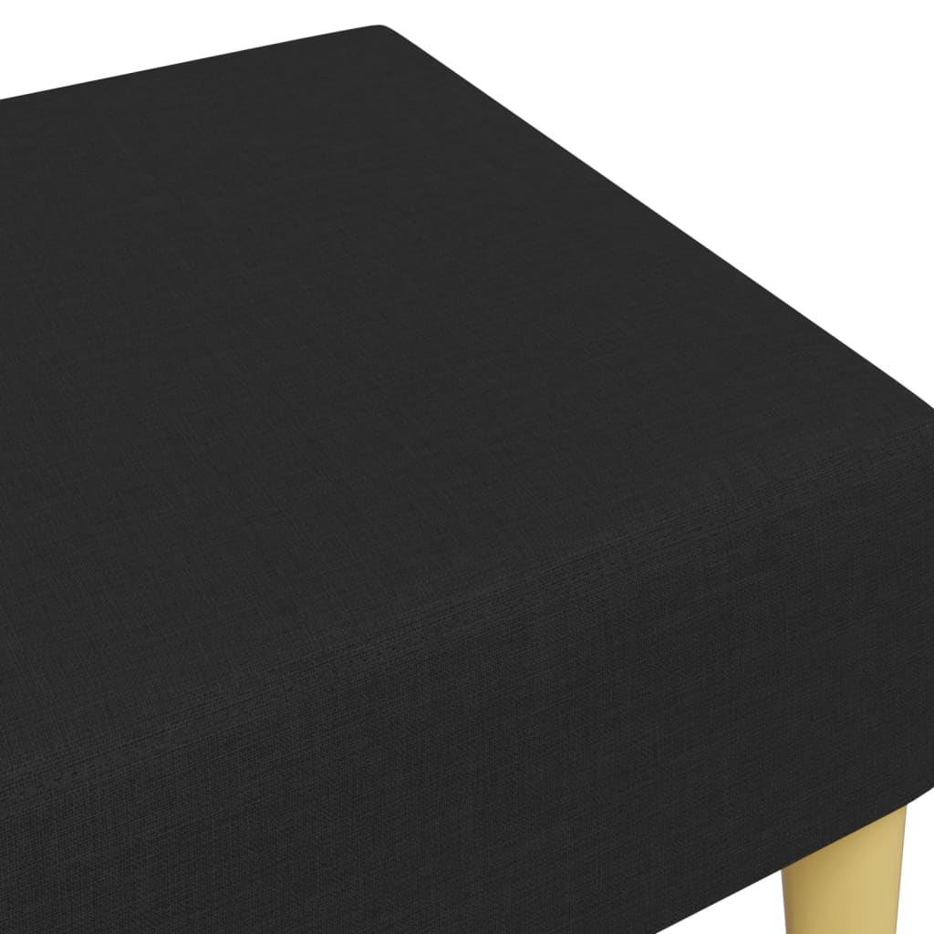 Fußhocker Hellgrau 77x55x31 cm Stoff