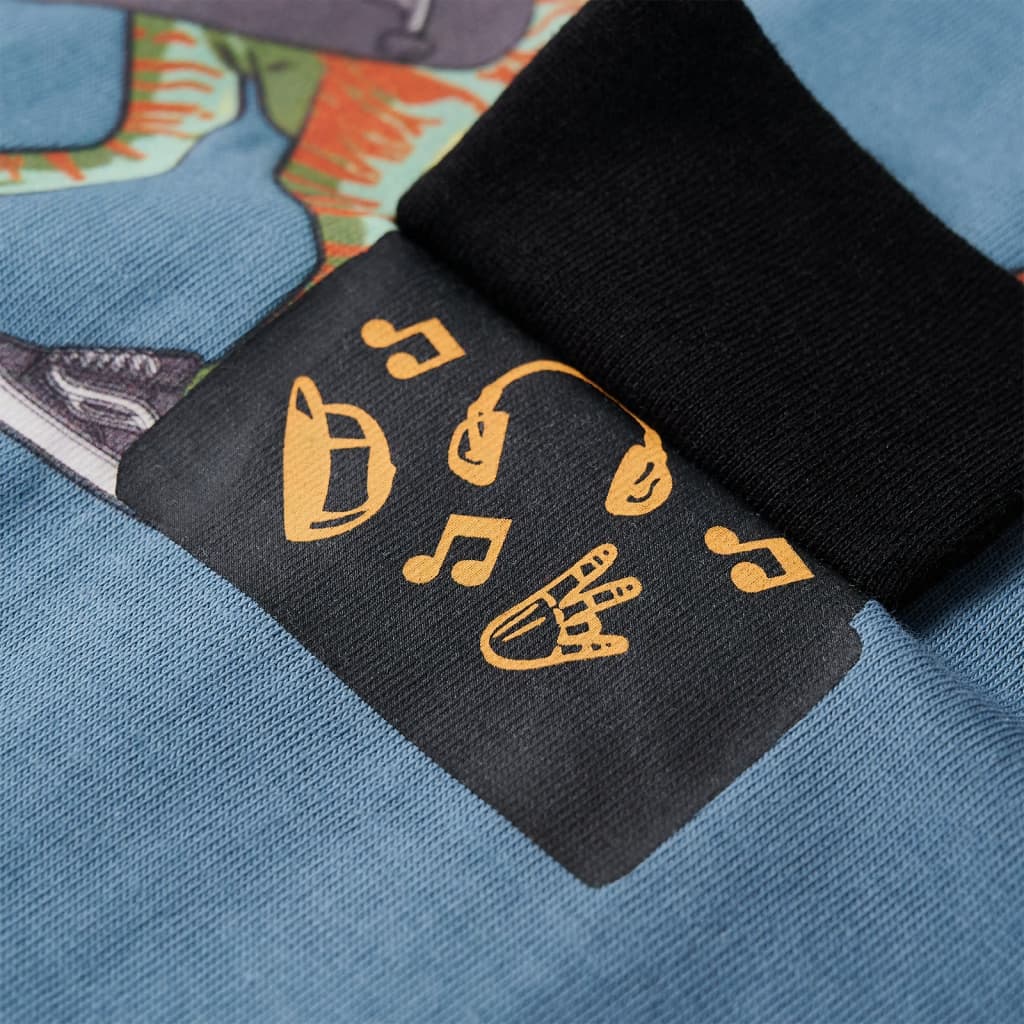 Kinder-Langarmshirt Dunkelgrün 92