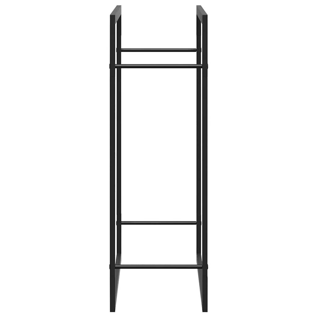 Brennholzregal 50x28x94 cm Edelstahl