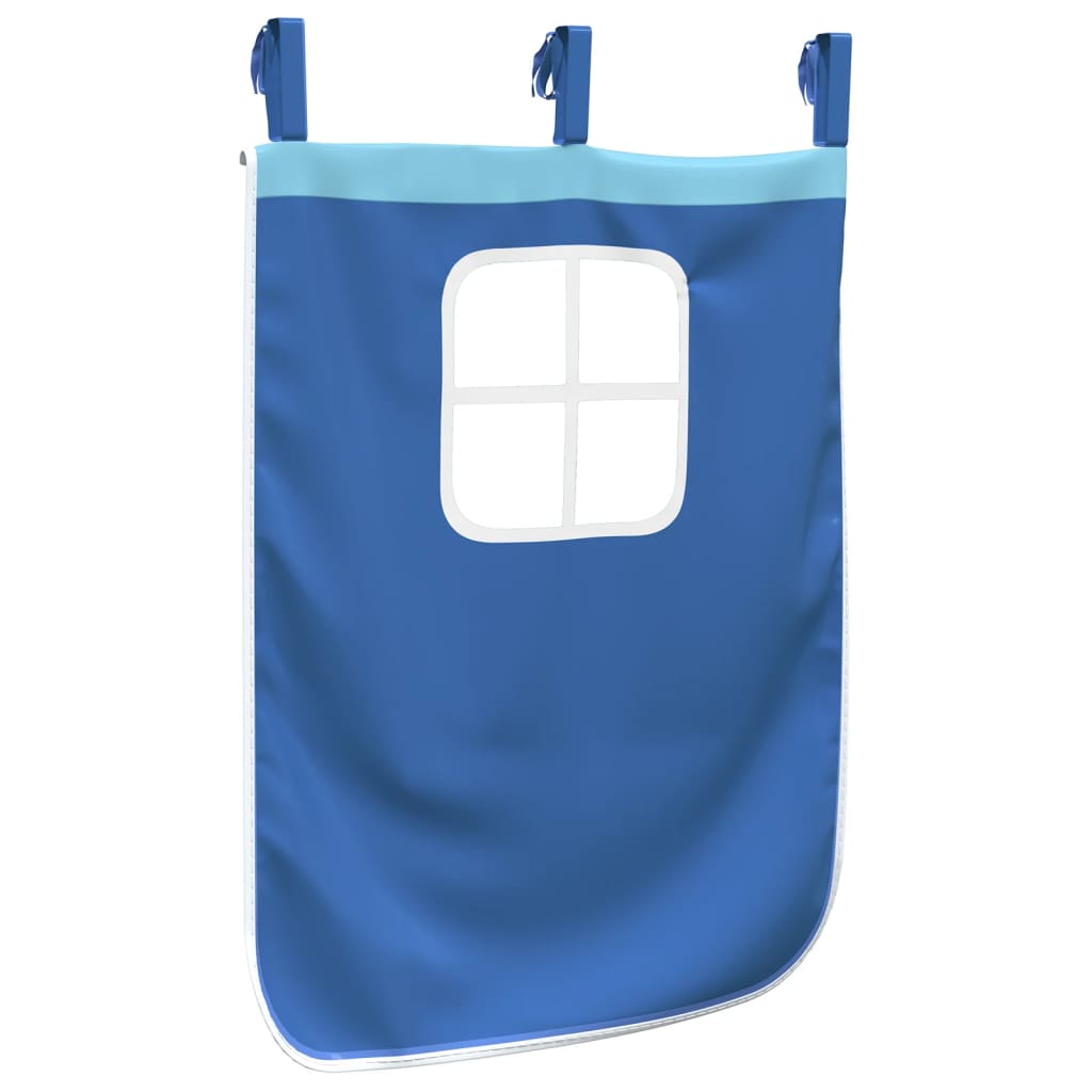 Vorhänge für Hochbett Weiß und Schwarz Polyester