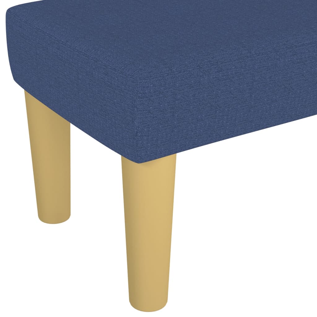 Sitzbank Hellgrau 70x30x30 cm Stoff