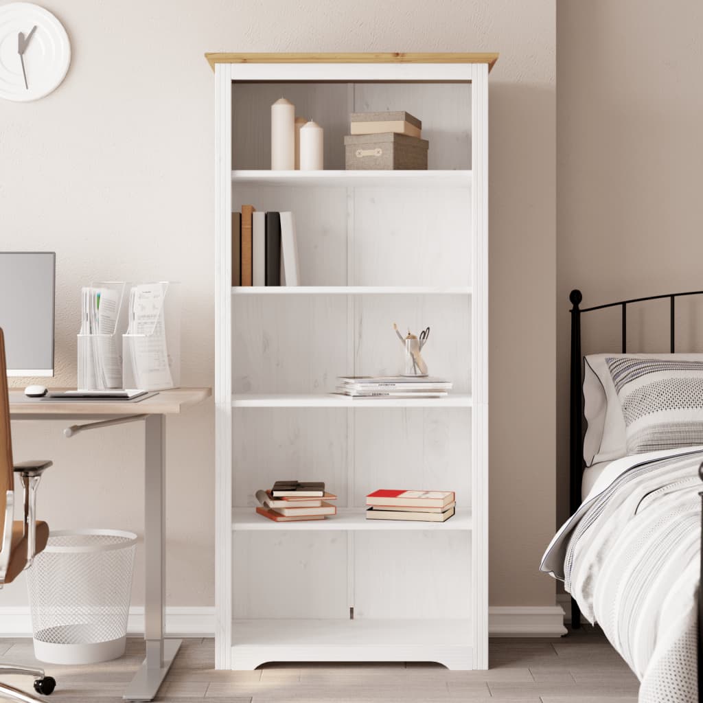 Bücherregal BODO Honigbraun 82 x 40 x 173 cm Holzwerkstoff