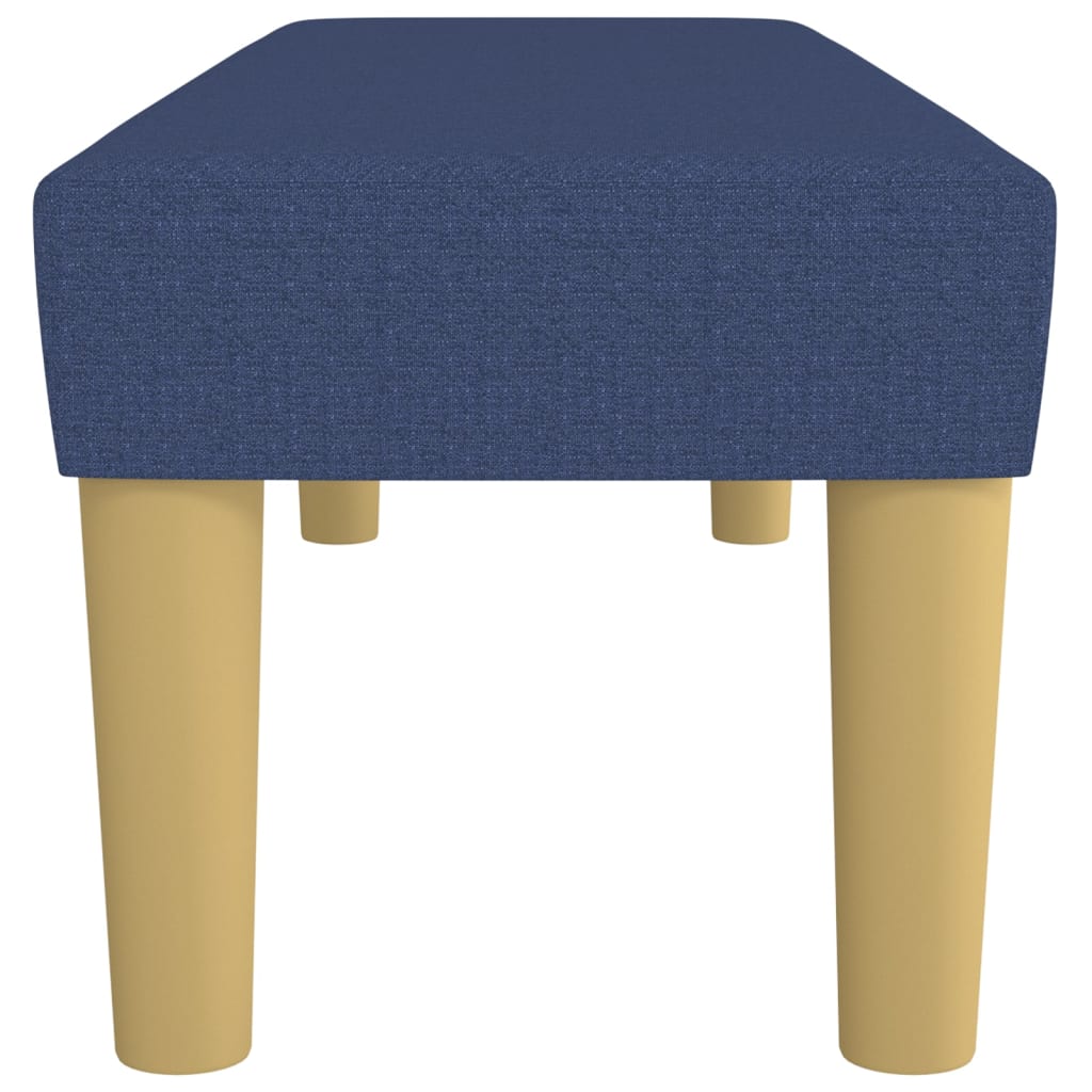 Sitzbank Hellgrau 70x30x30 cm Stoff