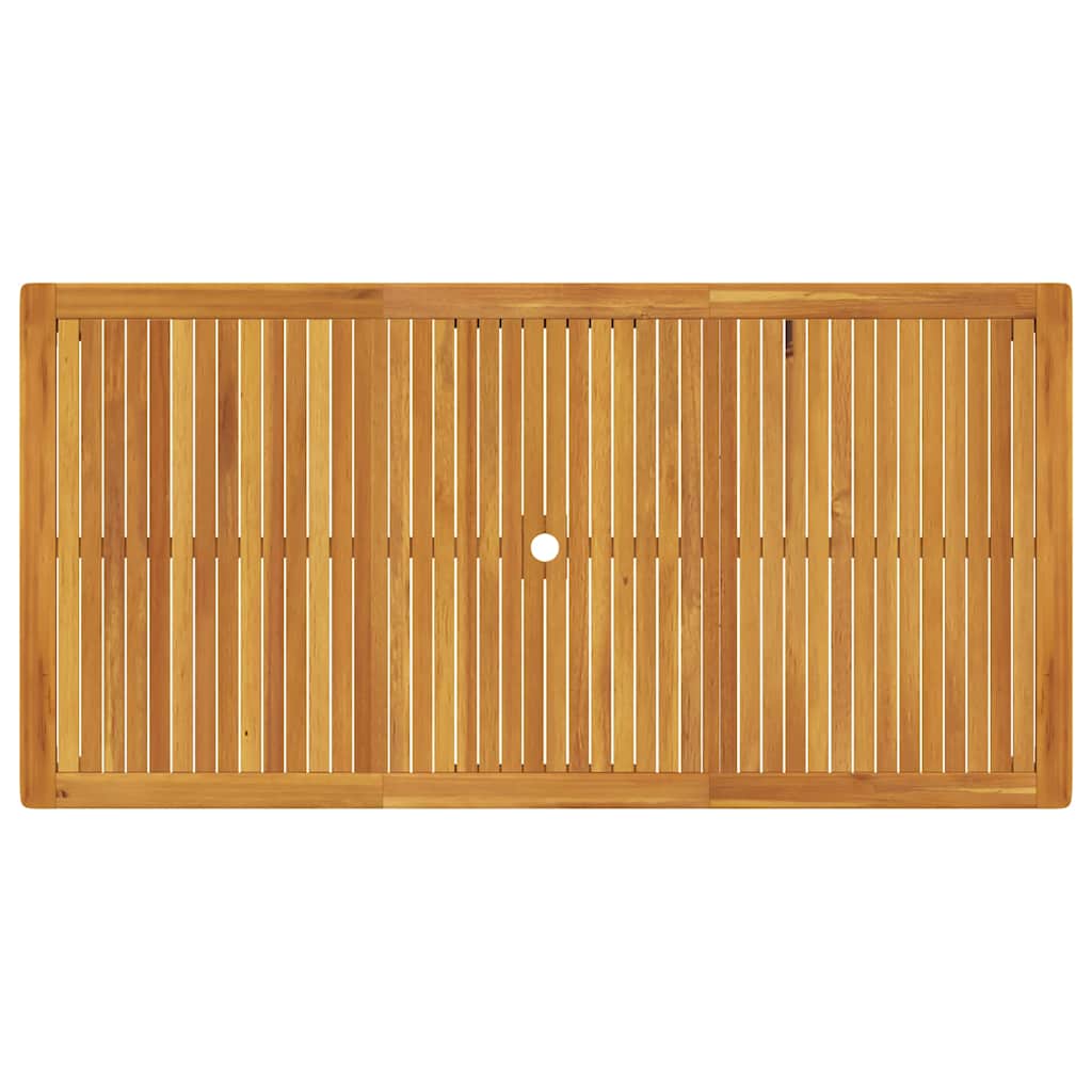 Garten-Esstisch 110x55x75 cm Massivholz Akazie