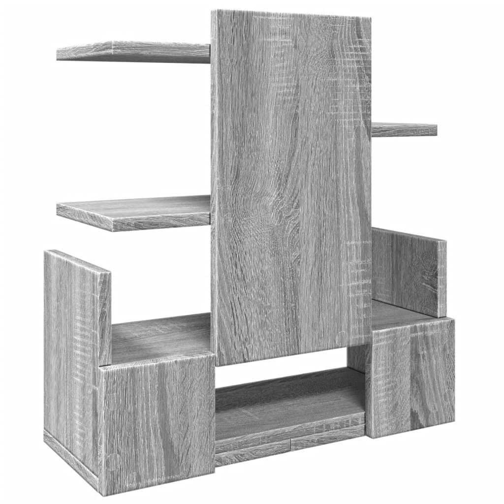 Schreibtisch-Organizer Weiß 49x20x52,5 cm Holzwerkstoff
