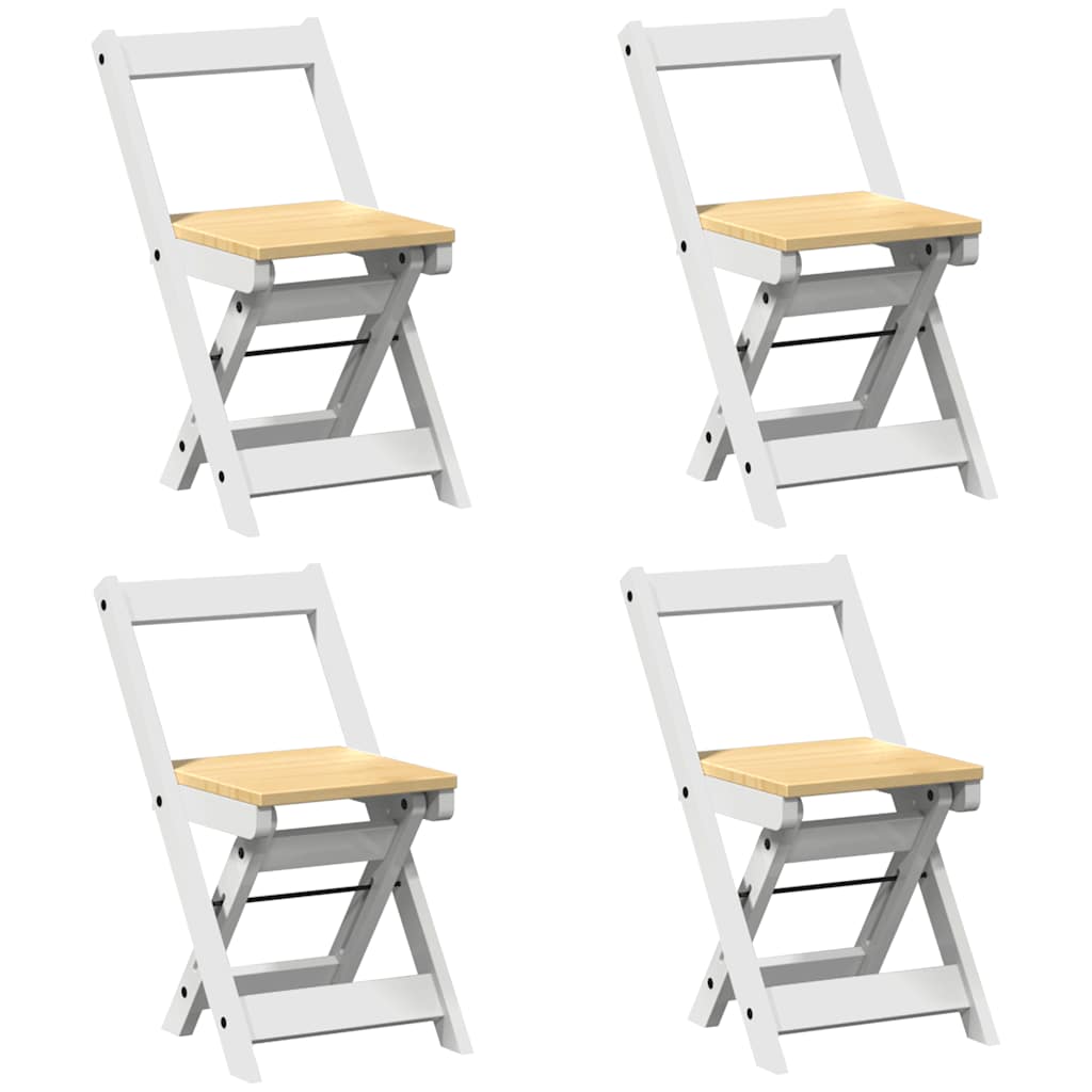 5-tlg. Butterfly-Esstisch-Set Corona Wachsbraun Kiefernholz