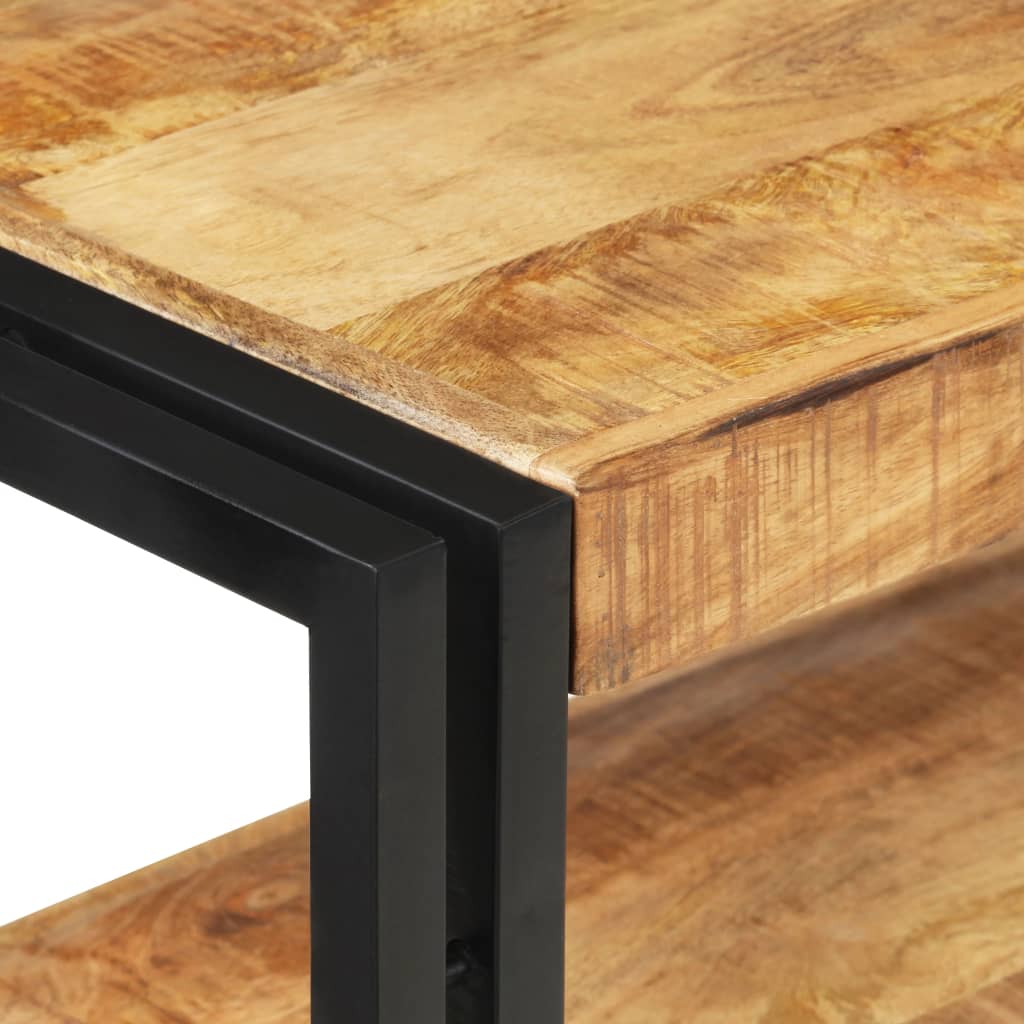 Konsolentisch 90x30x75 cm Altholz Massiv