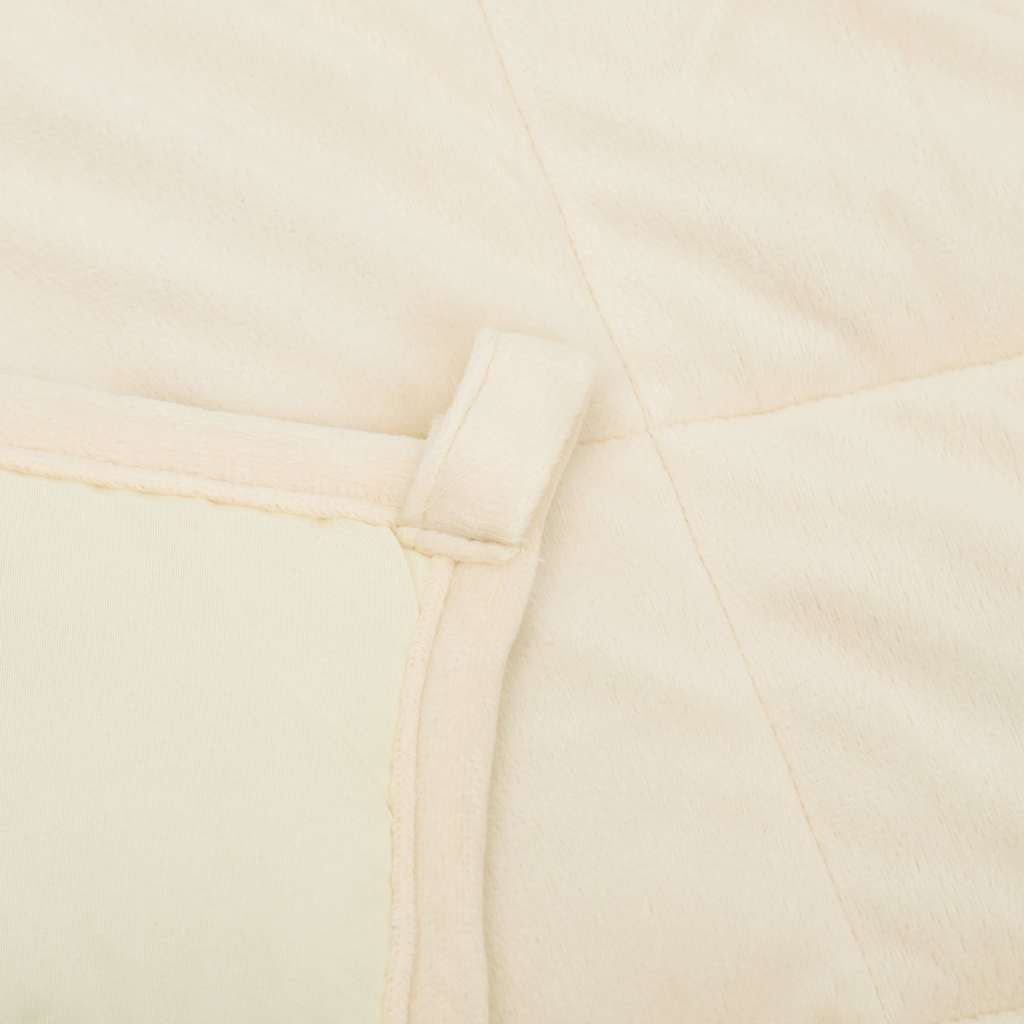 Gewichtsdecke Grau 122x183 cm 5 kg Stoff