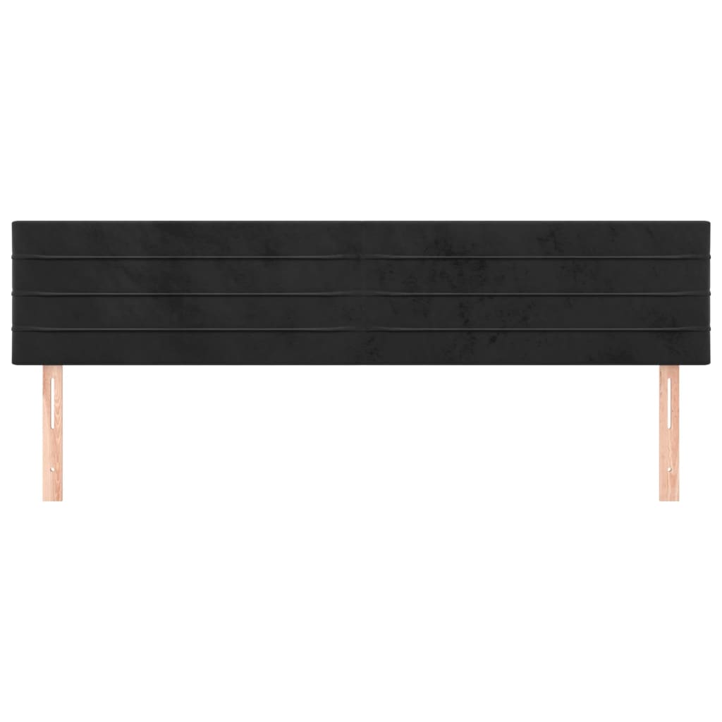 Kopfteil Hellgrau 80x5x118/128 cm Samt