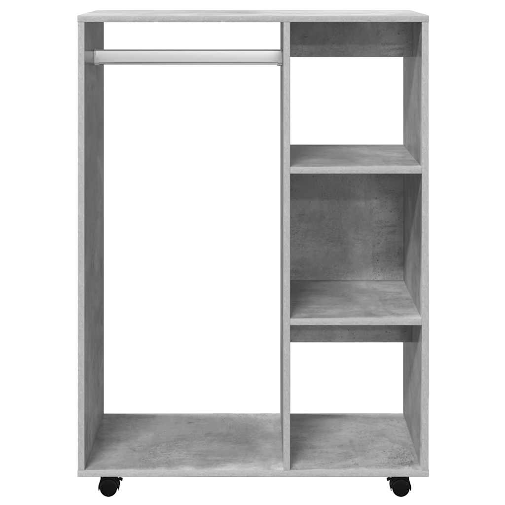 Kleiderschrank Weiß 80x40x110 cm Holzwerkstoff