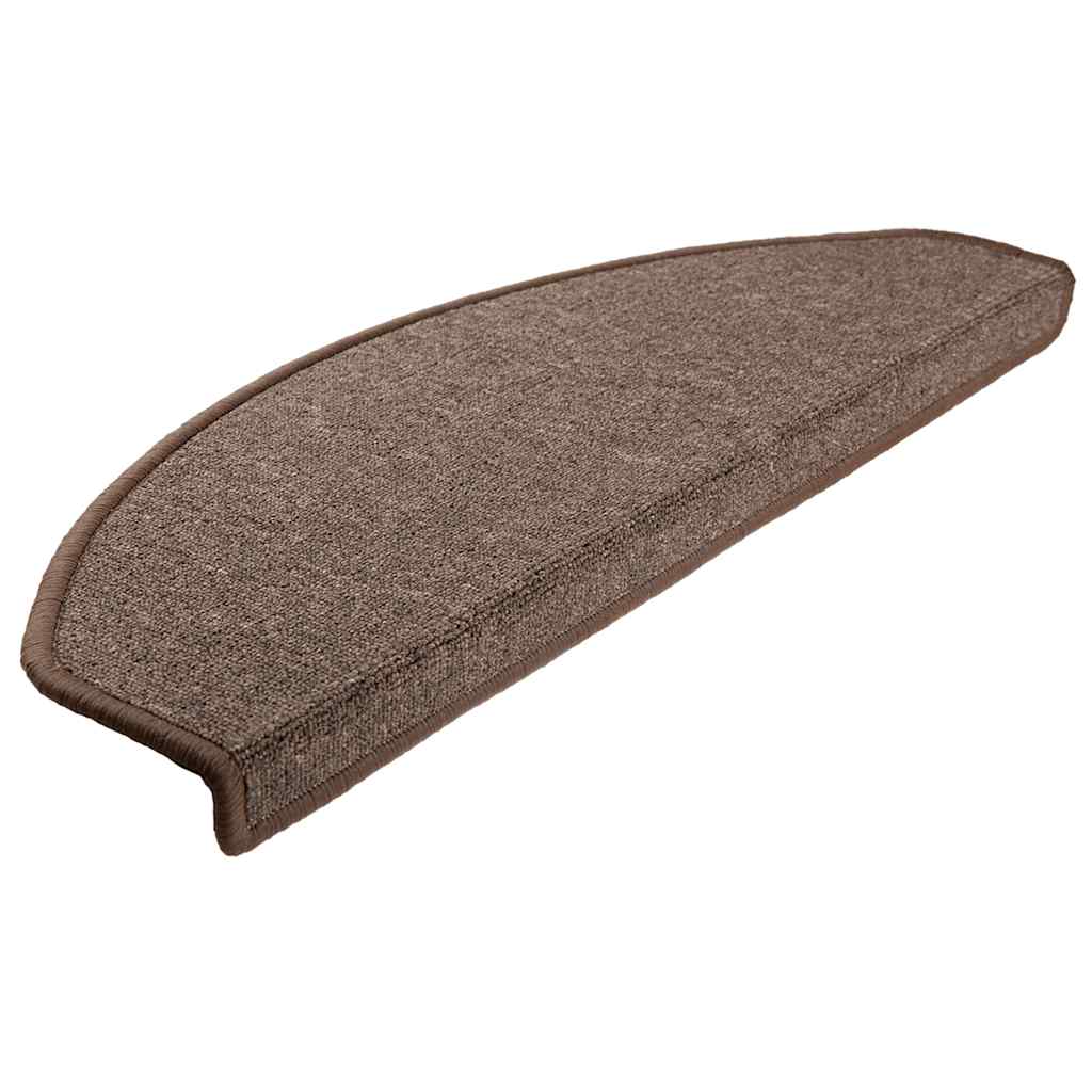 Stufenmatten 15 Stk. 56x17x3 cm Anthrazit Halbrund