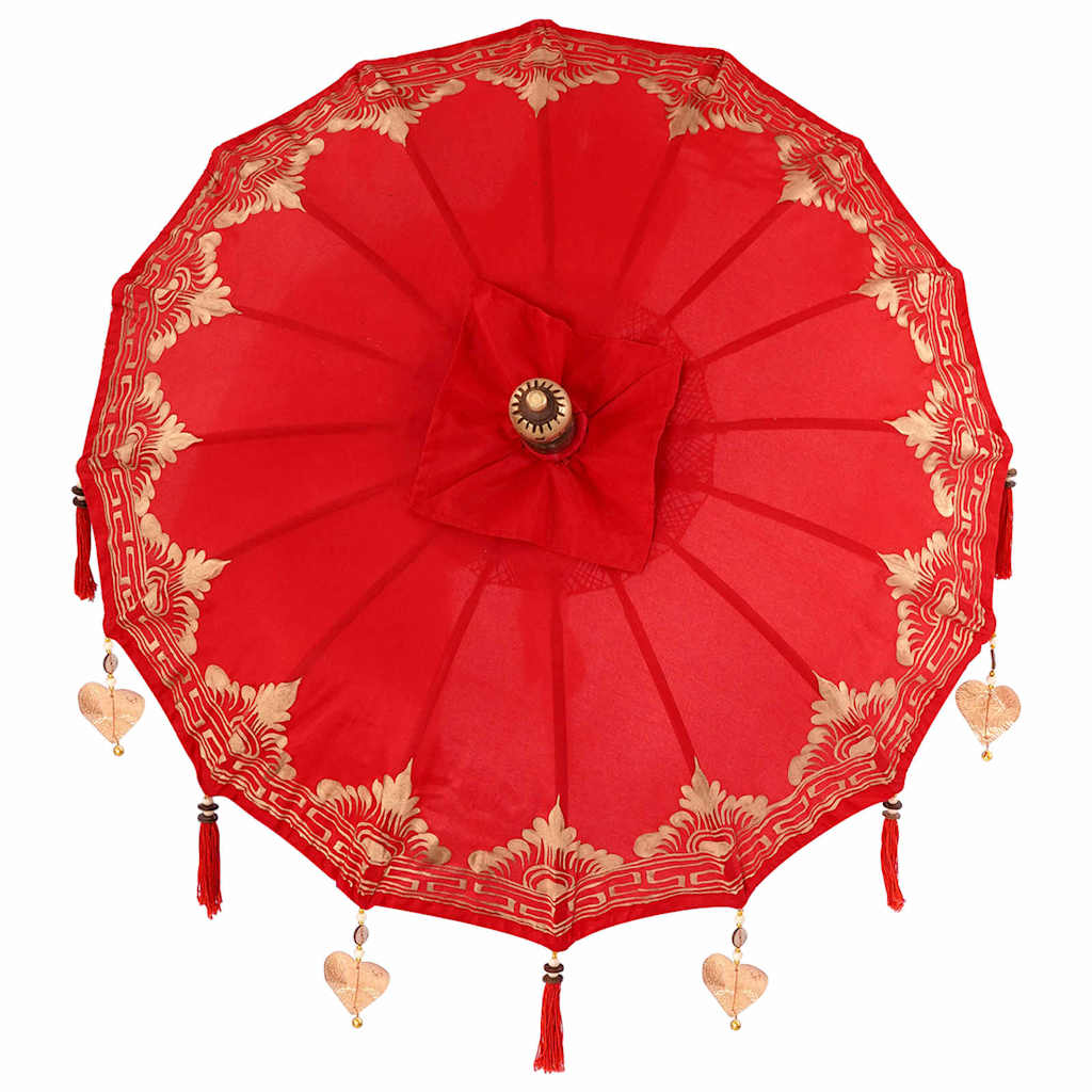 Balinesischer Sonnenschirm Creme 125 x 125 x 260 cm