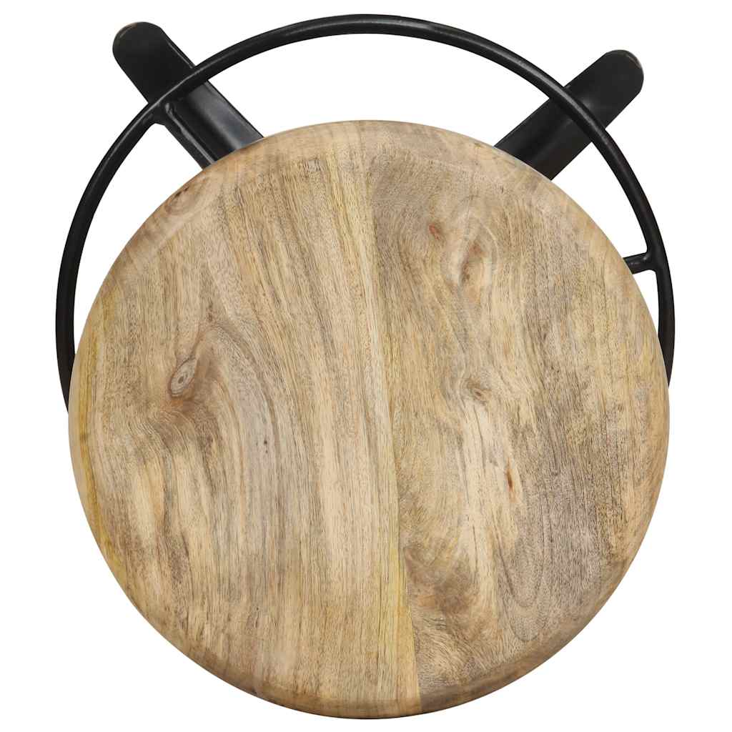 Barhocker 2 Stk. 52 cm Mango Massivholz