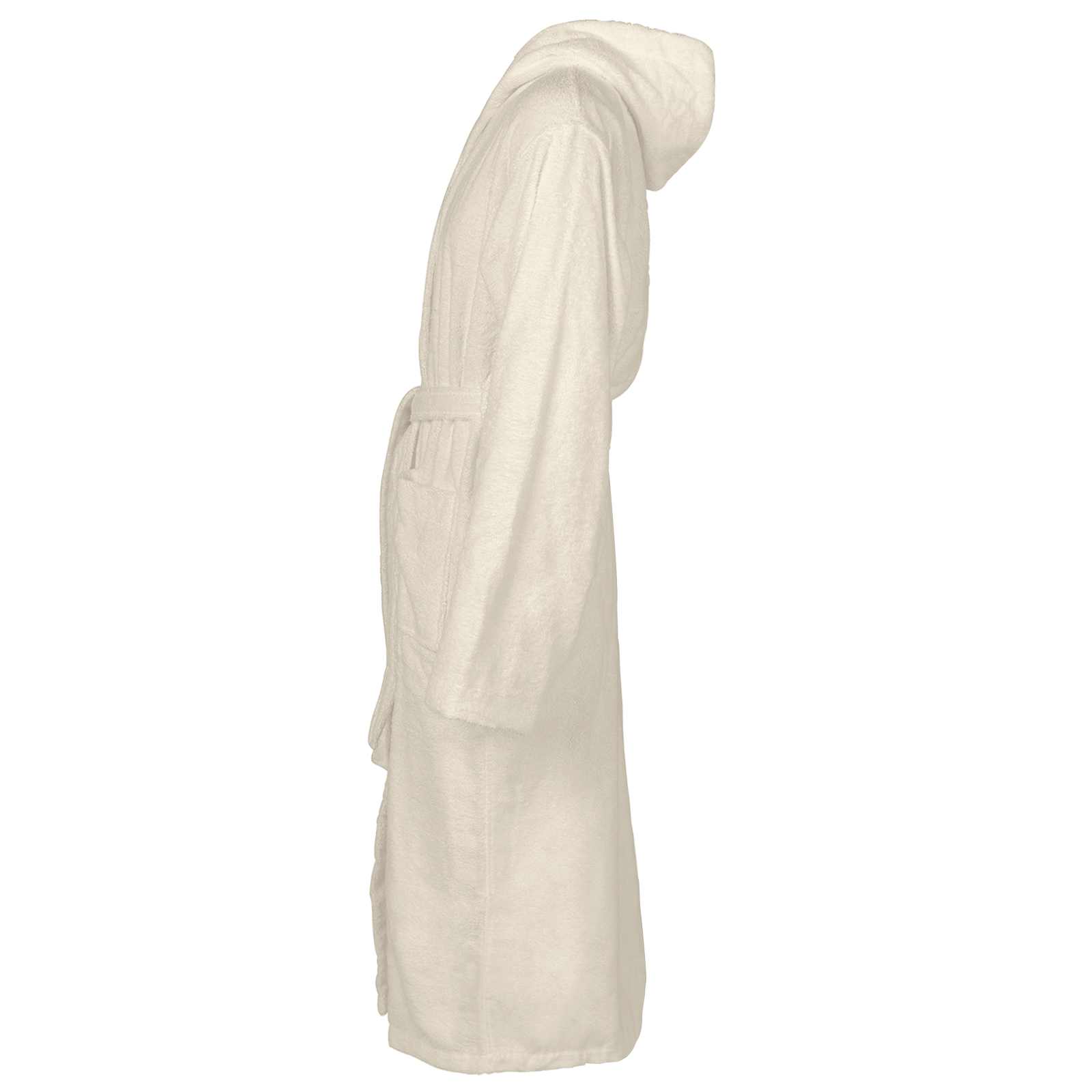 Bademantel KINN Weiß S Baumwolle