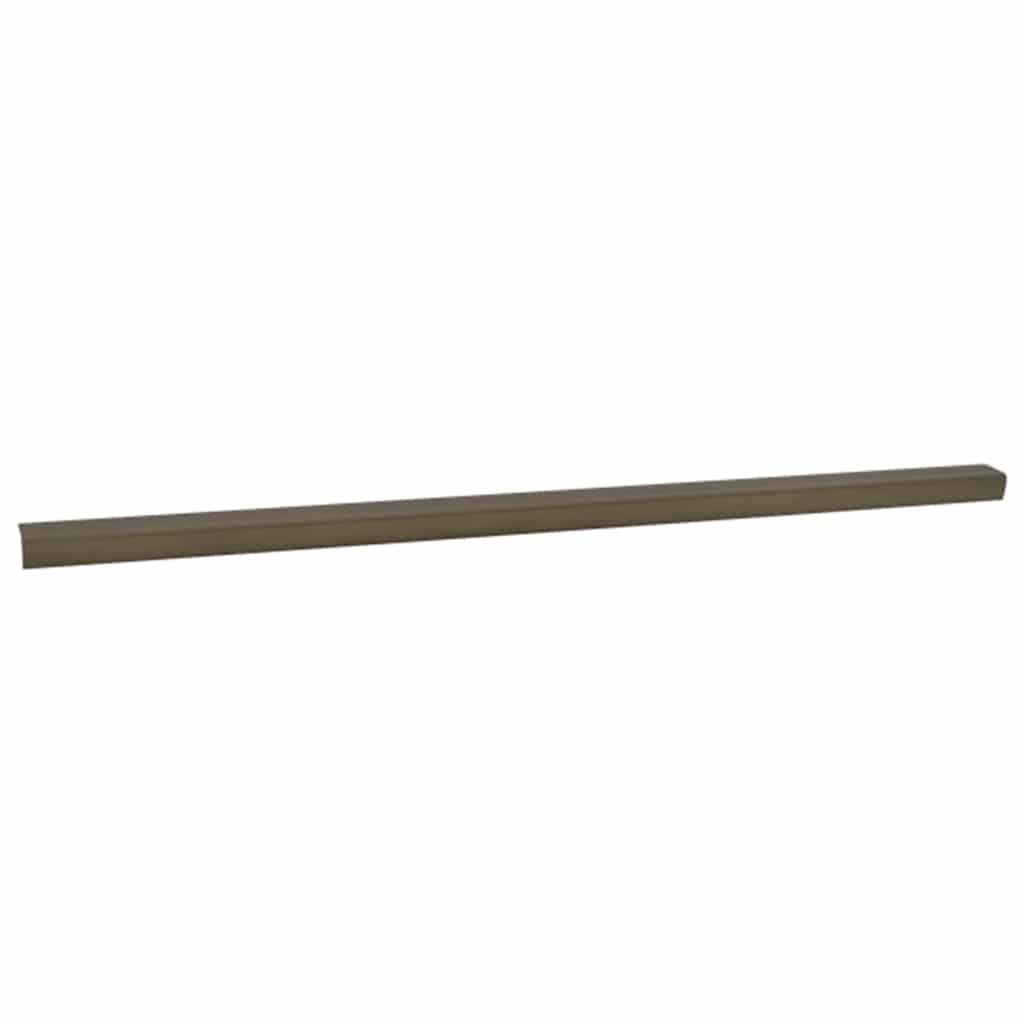 Treppenkantenprofile in L-Form 15 Stk. Aluminium 90 cm Silbern