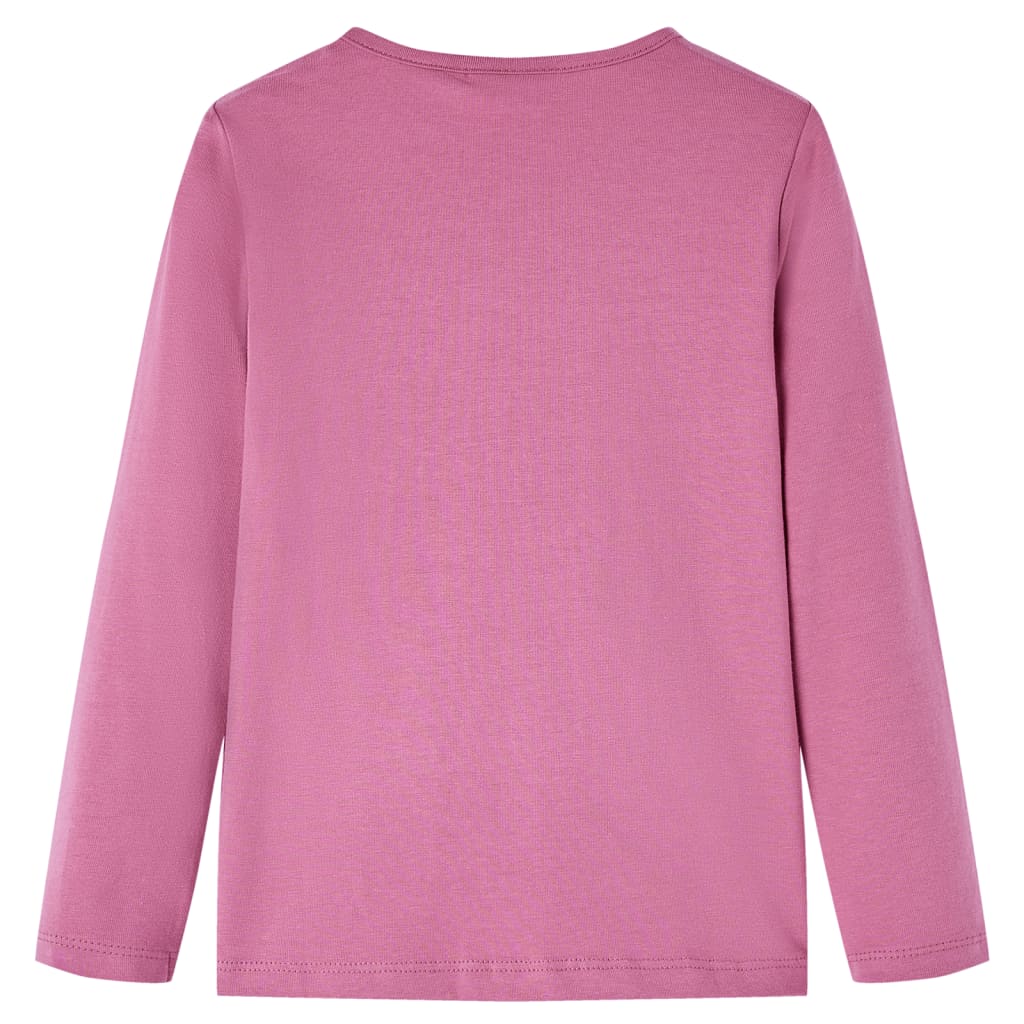 Kinder-Langarmshirt Marineblau 116
