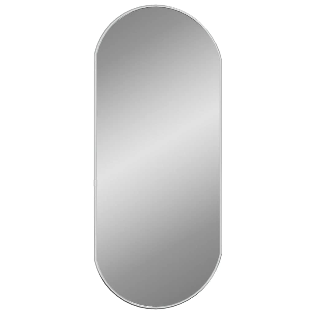Wandspiegel Silbern 50x20 cm Oval