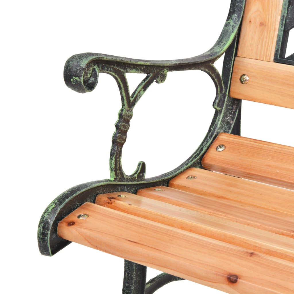 Gartenbank 122 cm Massivholz Tanne