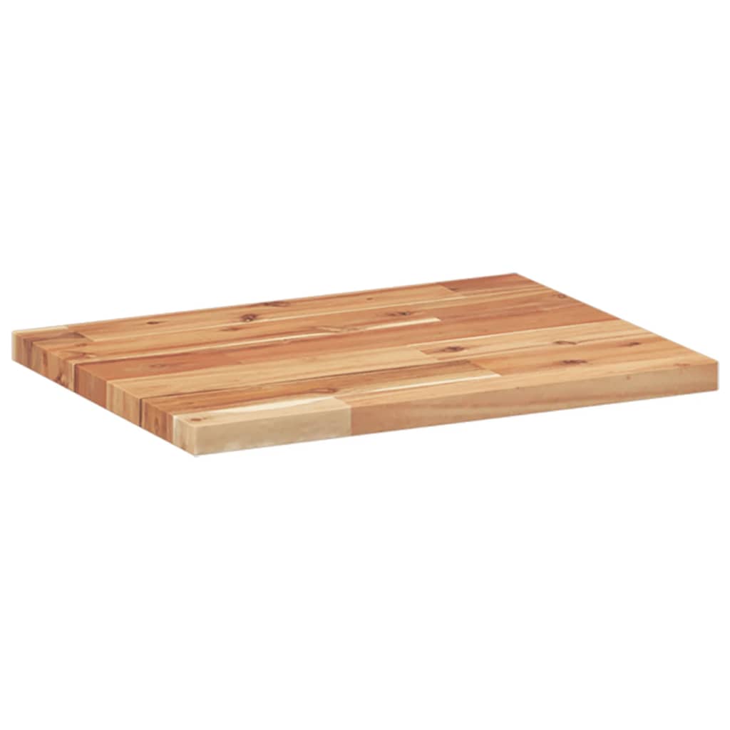 Tischplatte 40x20x2 cm Rechteckig Massivholz Akazie