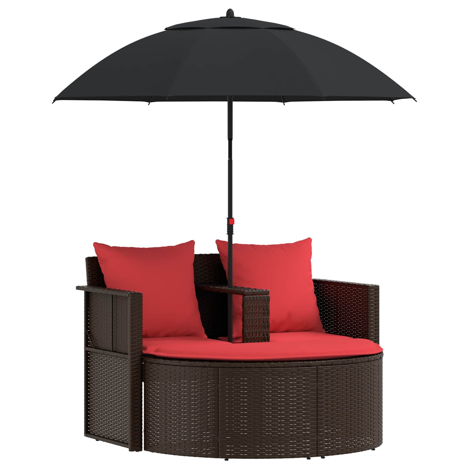 Garten-Sofa mit Kissen 8 pcs Beige und Hellgrau Poly-Rattan