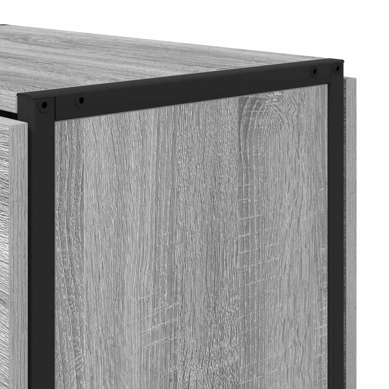 Esstisch 144 x 60 x 75 cm Holzwerkstoff Schwarze Eiche