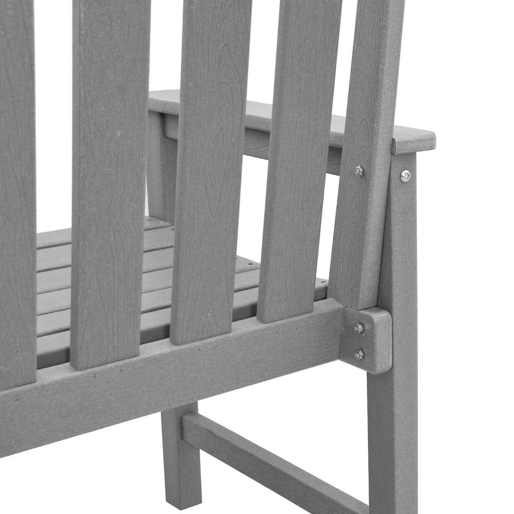 Gartenbank Weiß 120 x 59 x 88 cm HDPE
