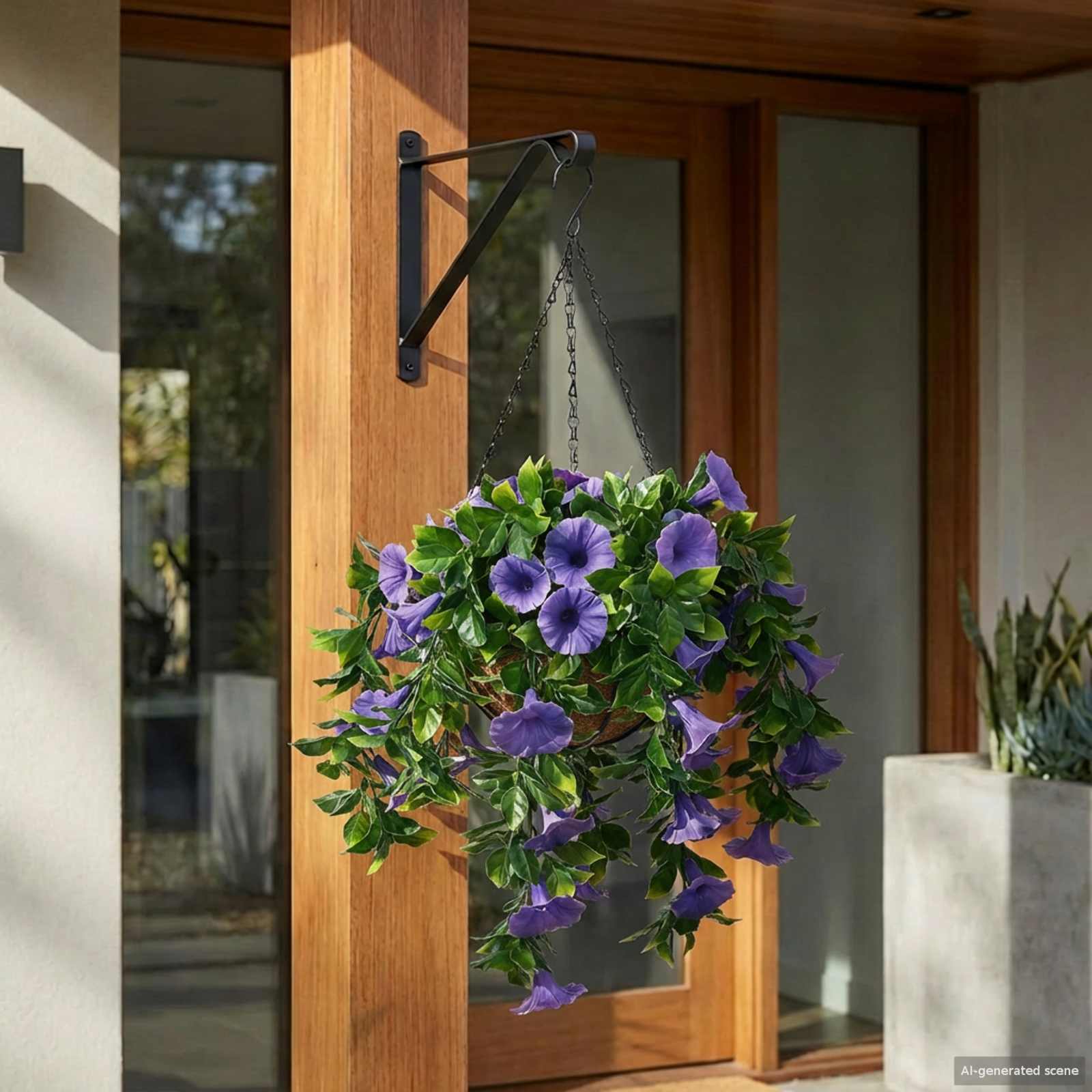 Künstliche Blumen Rosig 33 x 33 x 44 cm PE und Stahl