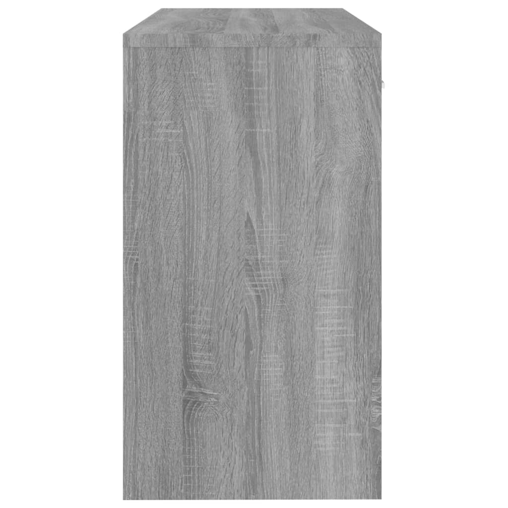 Schreibtisch mit Schublade und Schrank Eiche 100x40x73 cm