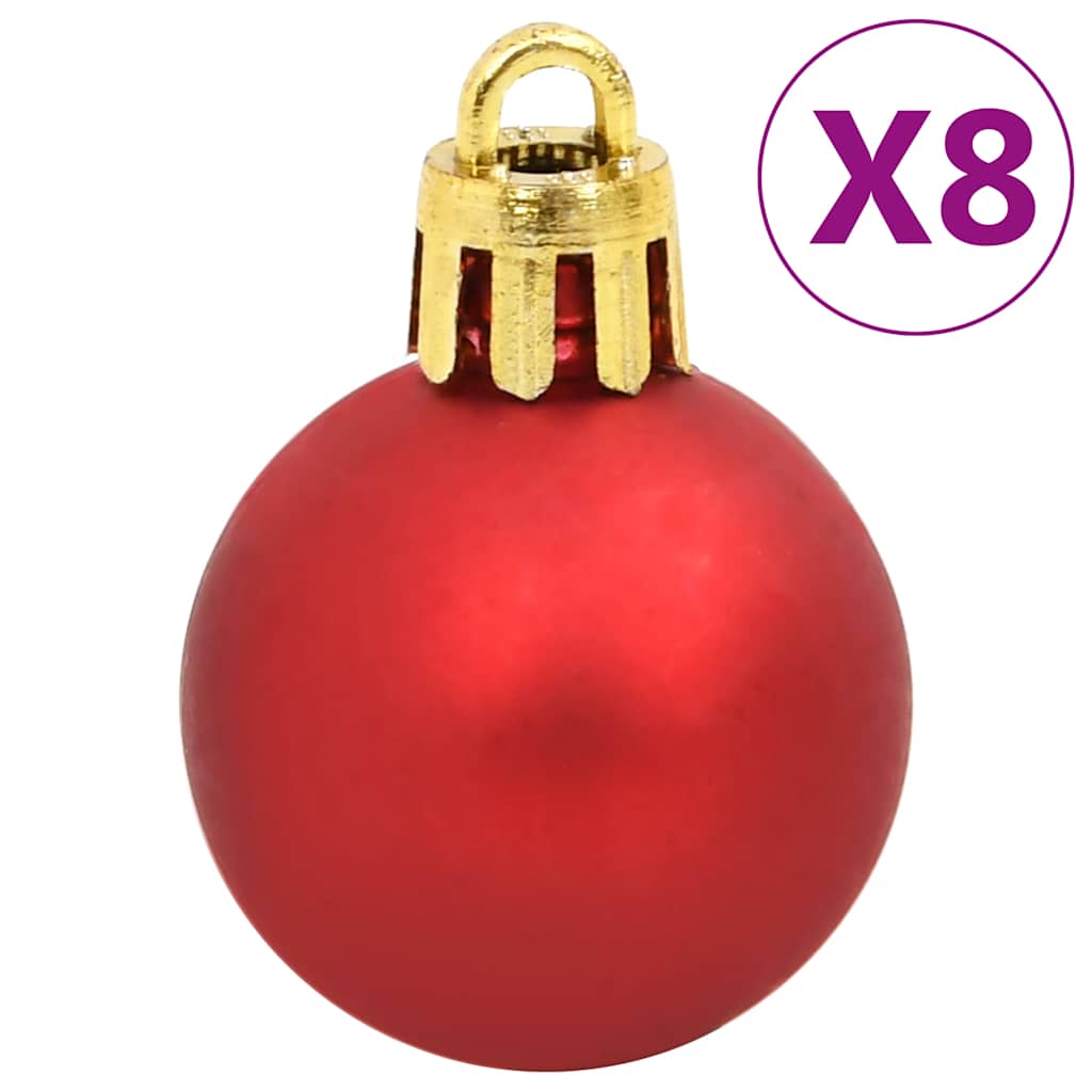 111-tlg. Weihnachtskugel-Set Golden Polystyrol