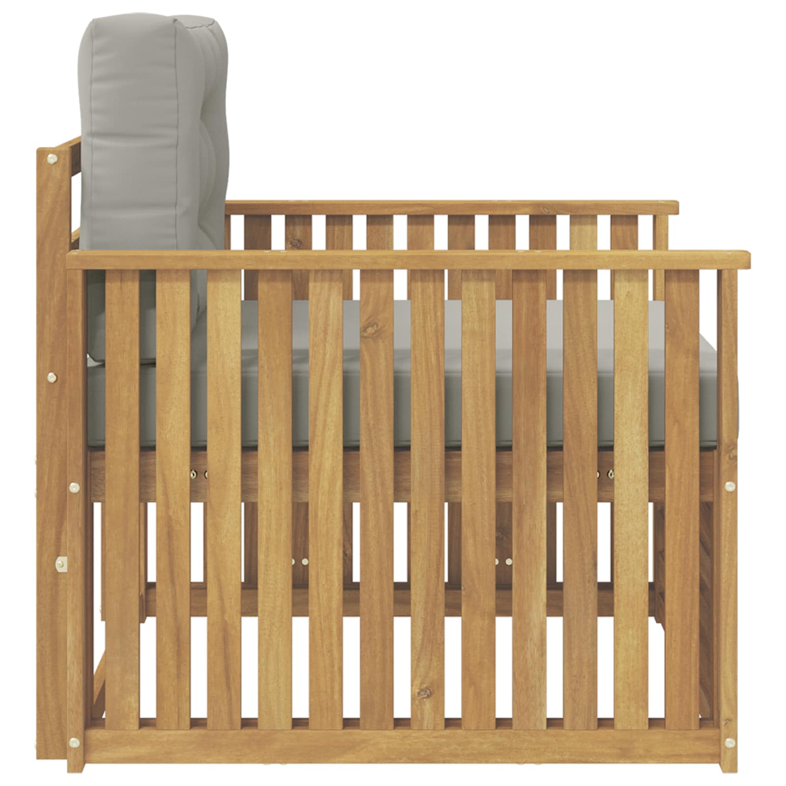 2 Stück Outdoor-Sofa Natur
