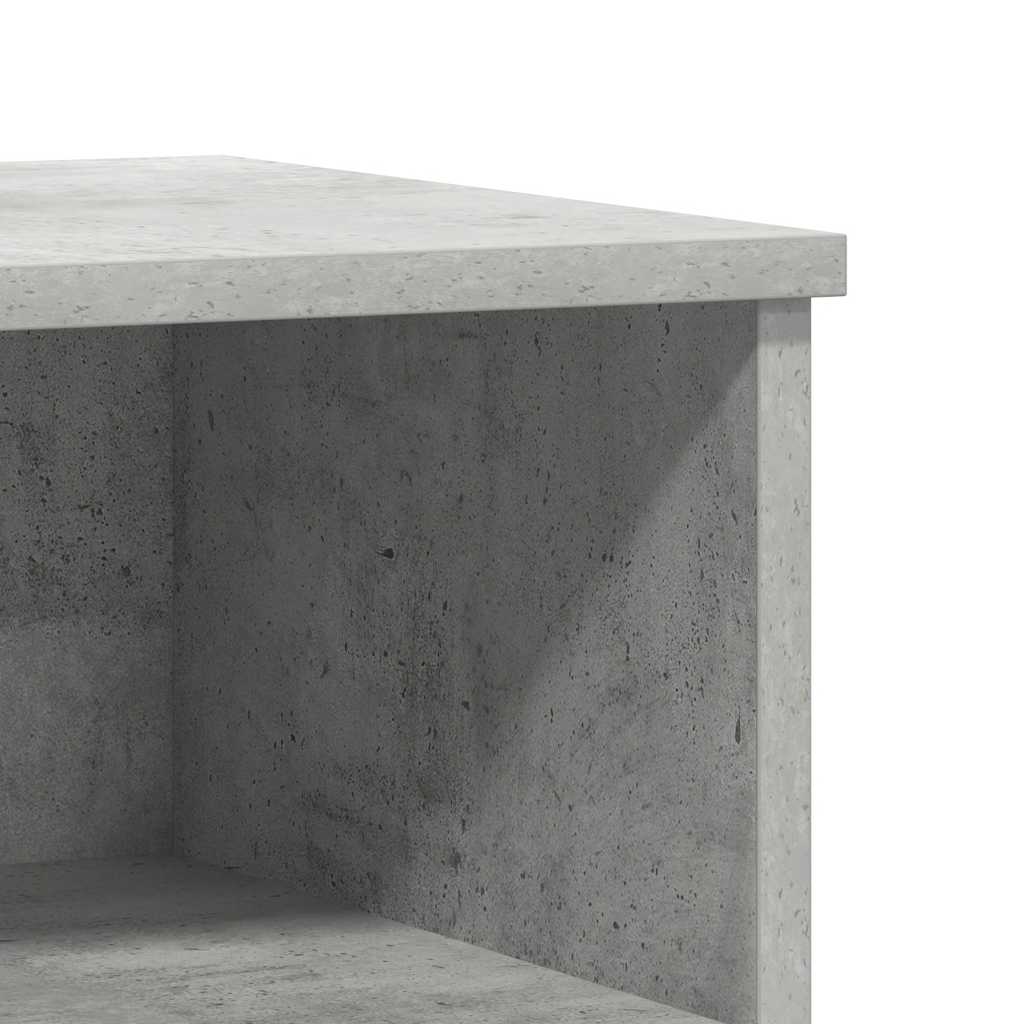 Bettschrank Schwarz Eichen-Optik 40 x 35 x 50 cm Holzwerkstoff