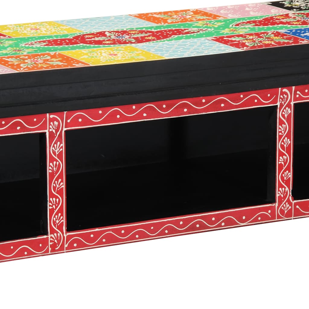 TV-Schränk mit Regal Mehrfarbig 80 x 30 x 22 cm Holzwerkstoff